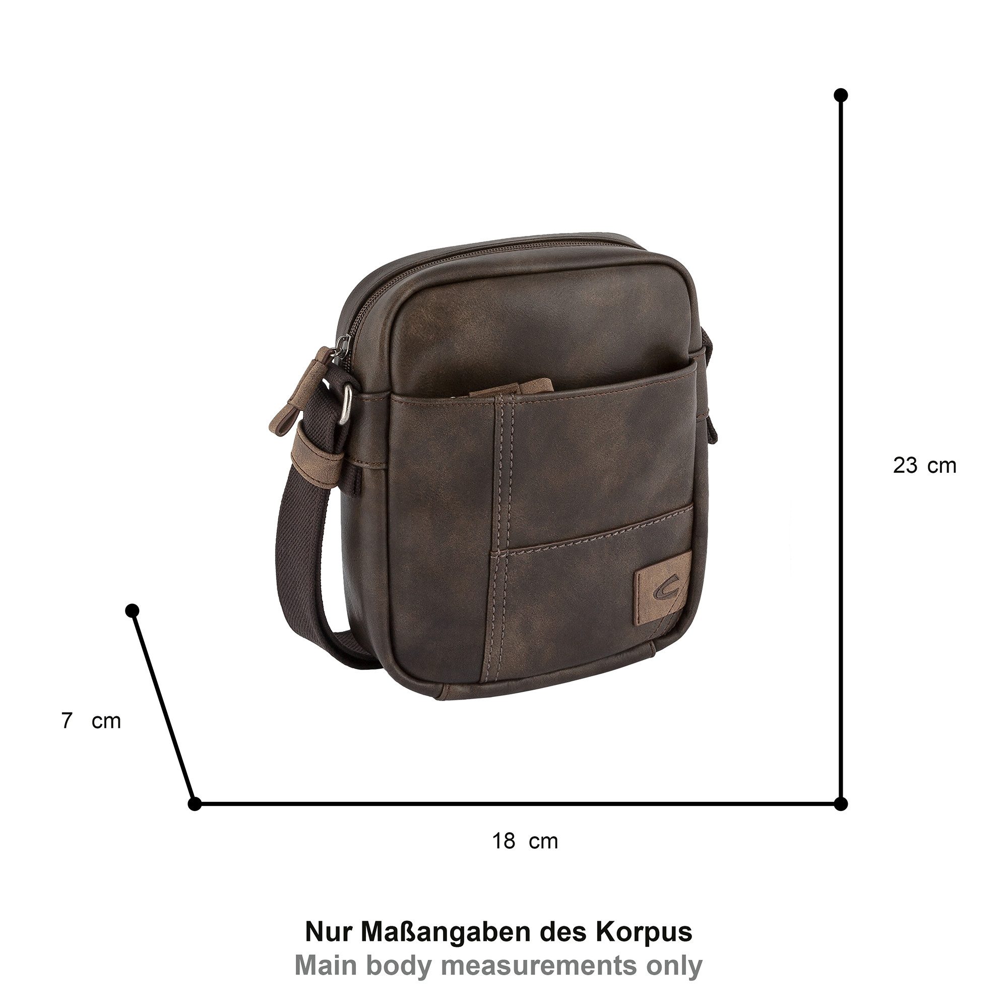 camel active Umhängetasche Laos, praktisch funktionaler Alltagsbegleiter mit vielen sportlichen Details