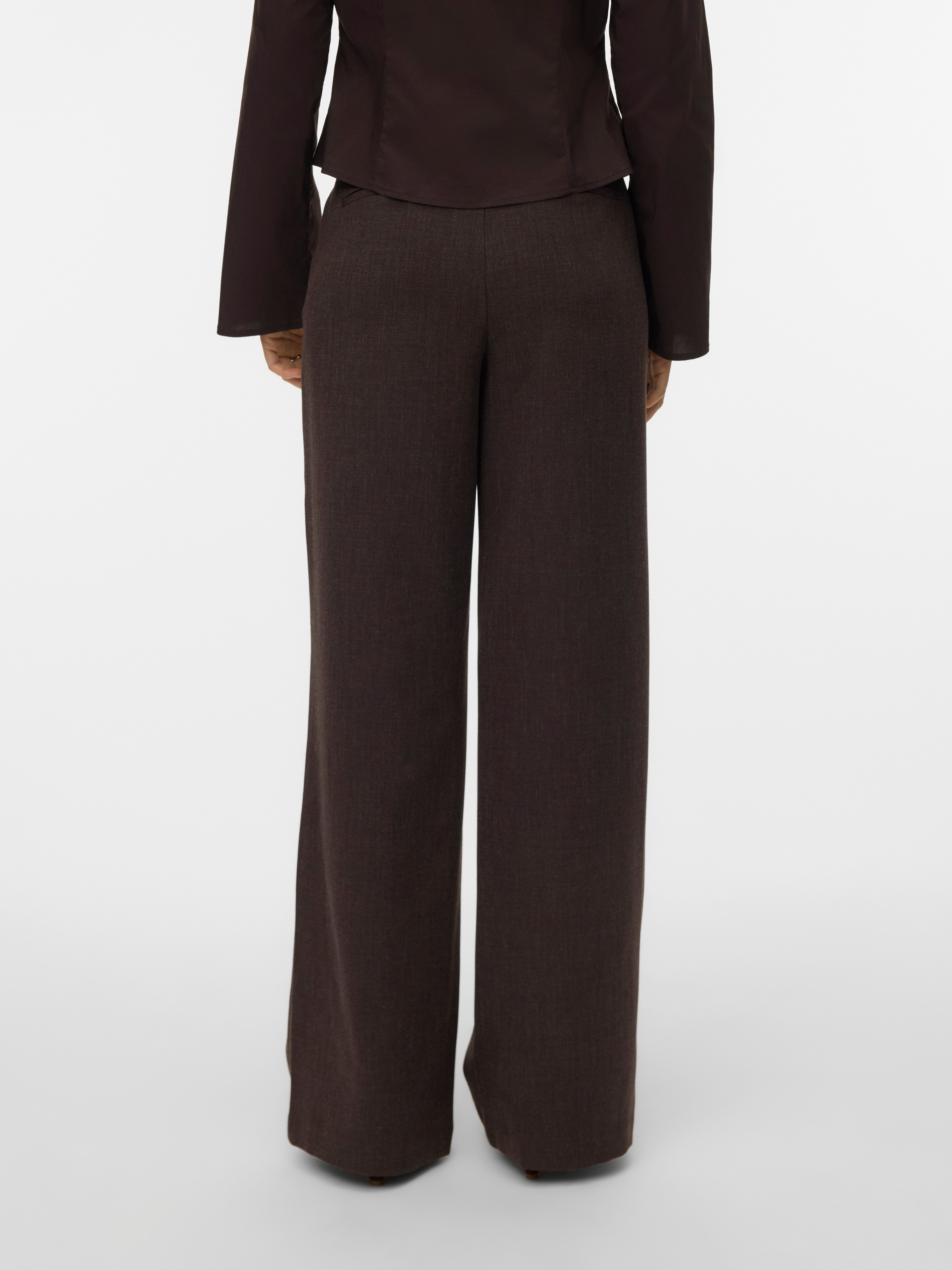 Vero Moda Anzughose VMBESTIE HW WIDE PANT NOOS Materialmix