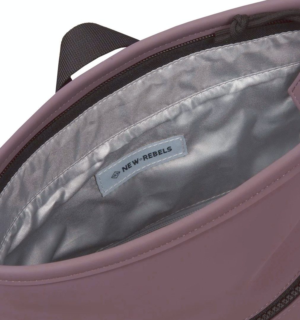 NEW REBELS Freizeitrucksack Damen klein Rucksack Handtasche Tasche, Reise Freizeit Bag wasserabweisend aus Plane + bagboom Etui
