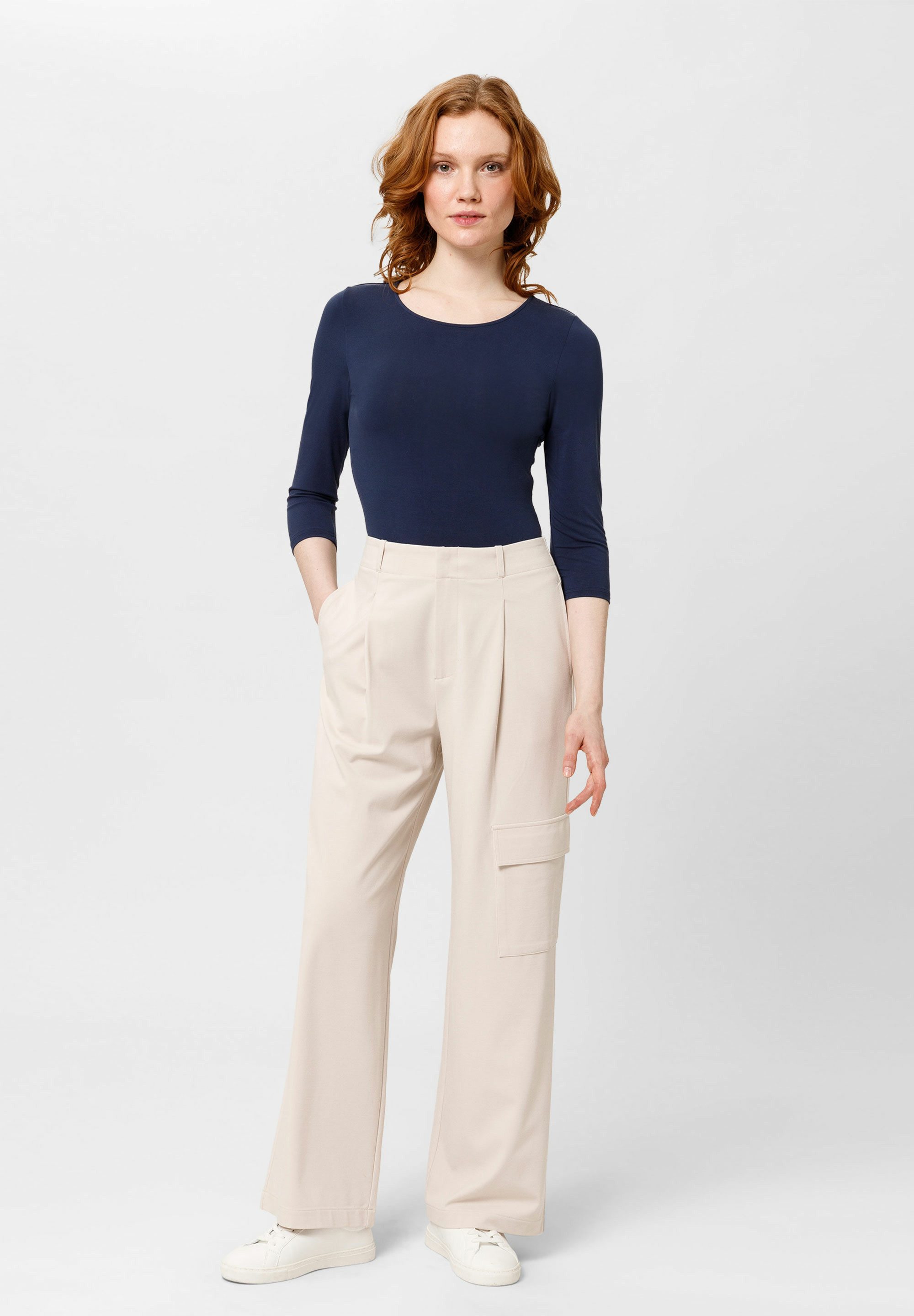 Les Lunes Langarmbody ALENA Body 3/4 Sleeve Bambus Viskose, 3/4 Ärmel, Tanga Passform, höchster Komfort