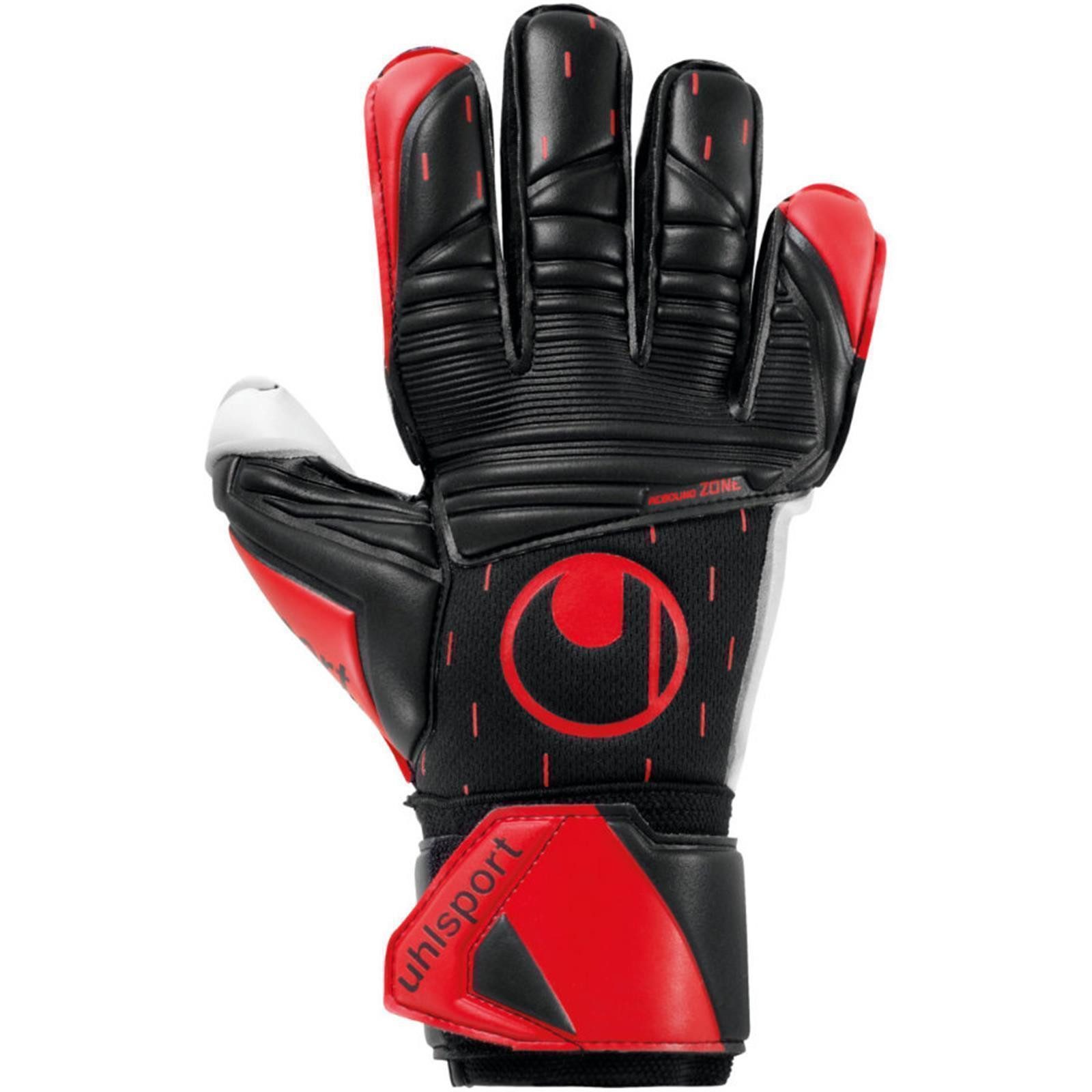 Torwarthandschuhe Uhlsport Classic Absolutgrip Torwarthandschuh schwarz/rot/weiß