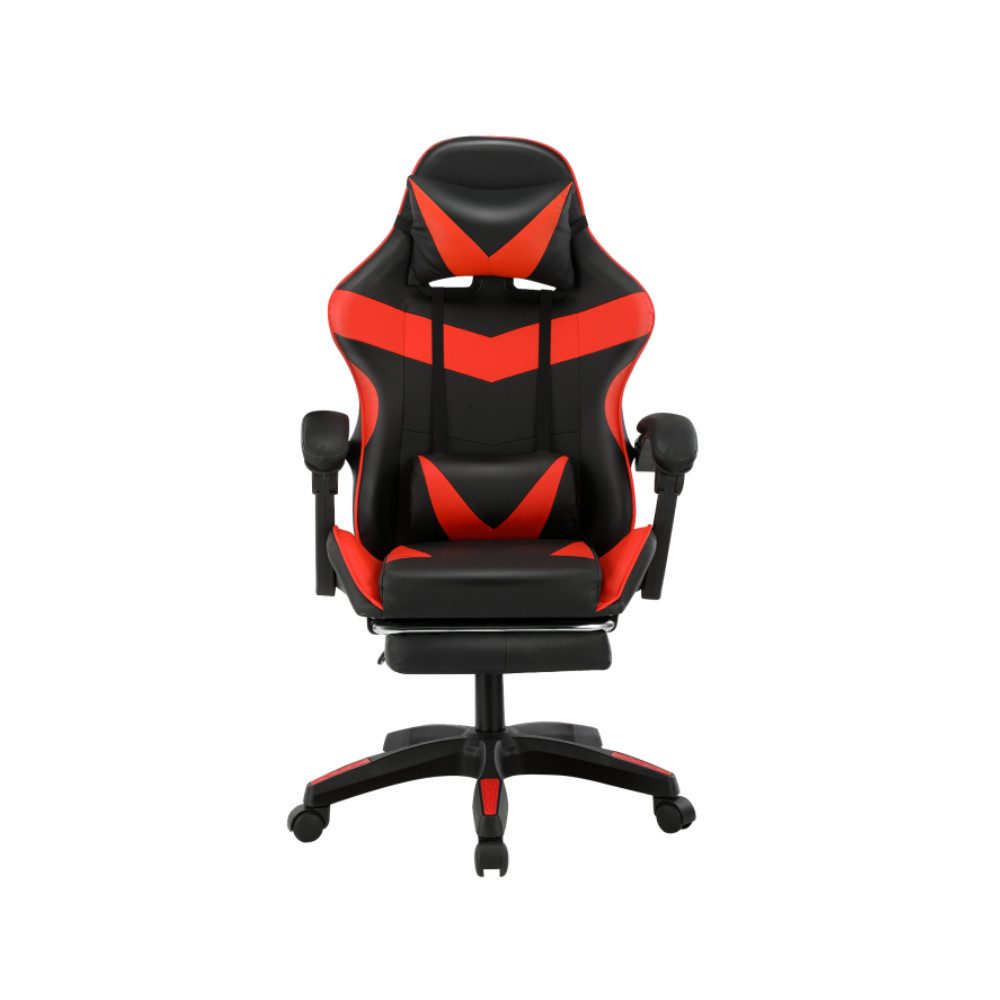 WILGOON Gaming-Stuhl Gaming Chair mit RGB-LEDs, verstellbarer Rücklehne mit Fußstütze, Bürostuhl Massage Lendenkissen,Ergonomischer Gamer Stuhl,bis 150kg