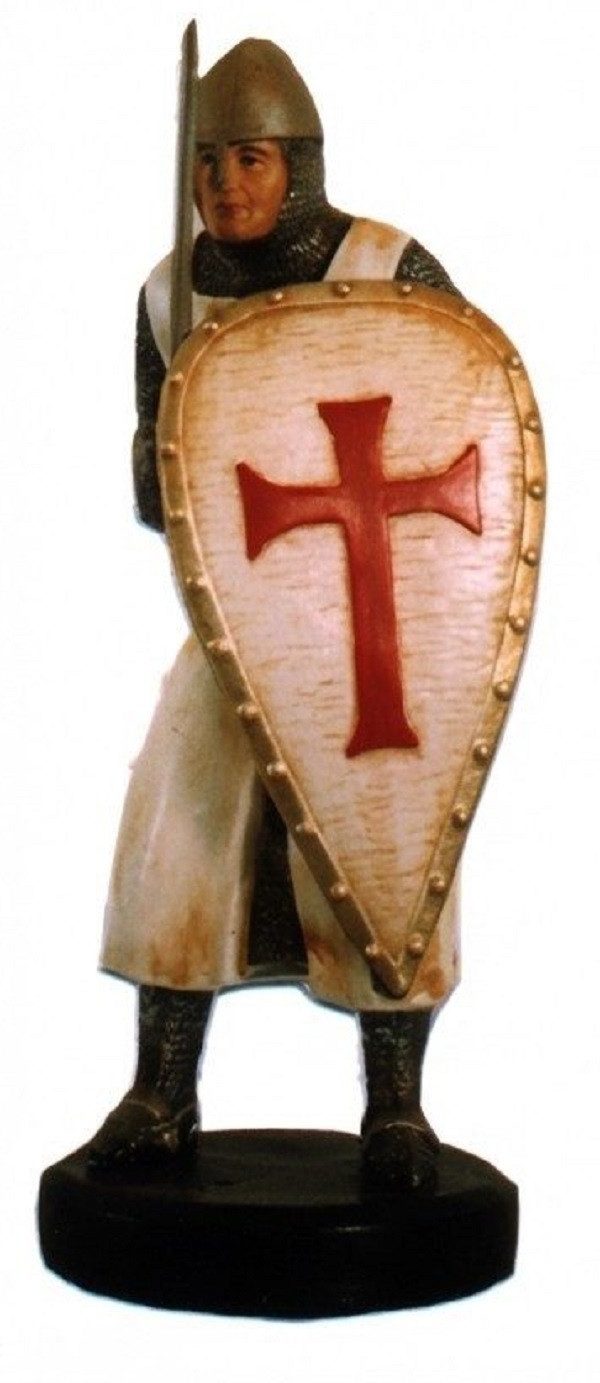 JVmoebel Dekoobjekt Ritterfigur aus Kunststein in antikem Design, Made in Europa