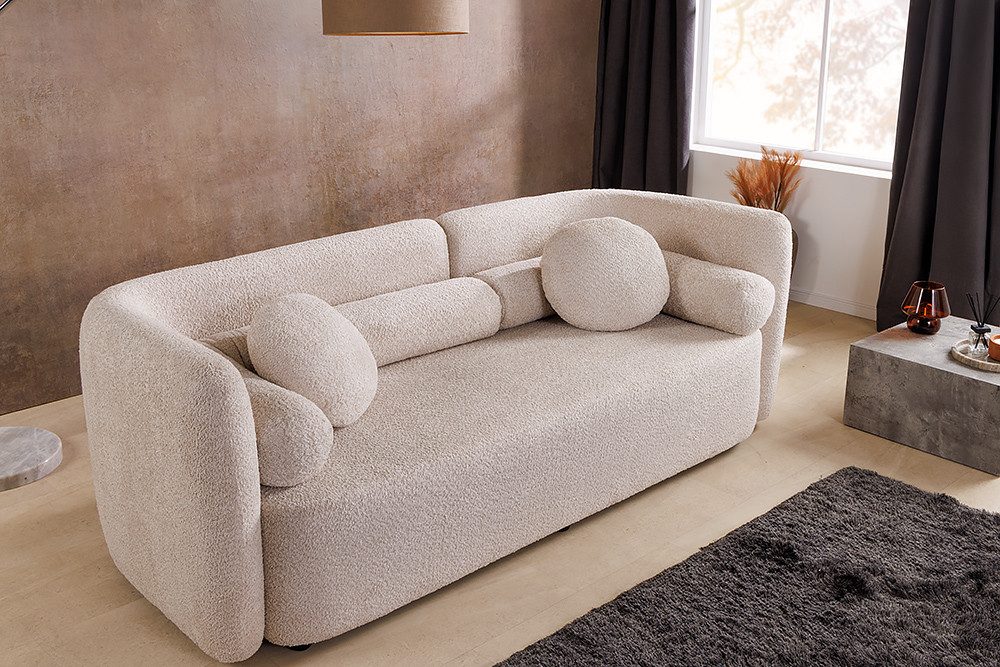 riess-ambiente 3-Sitzer ART DECO 200cm beige günstig online kaufen