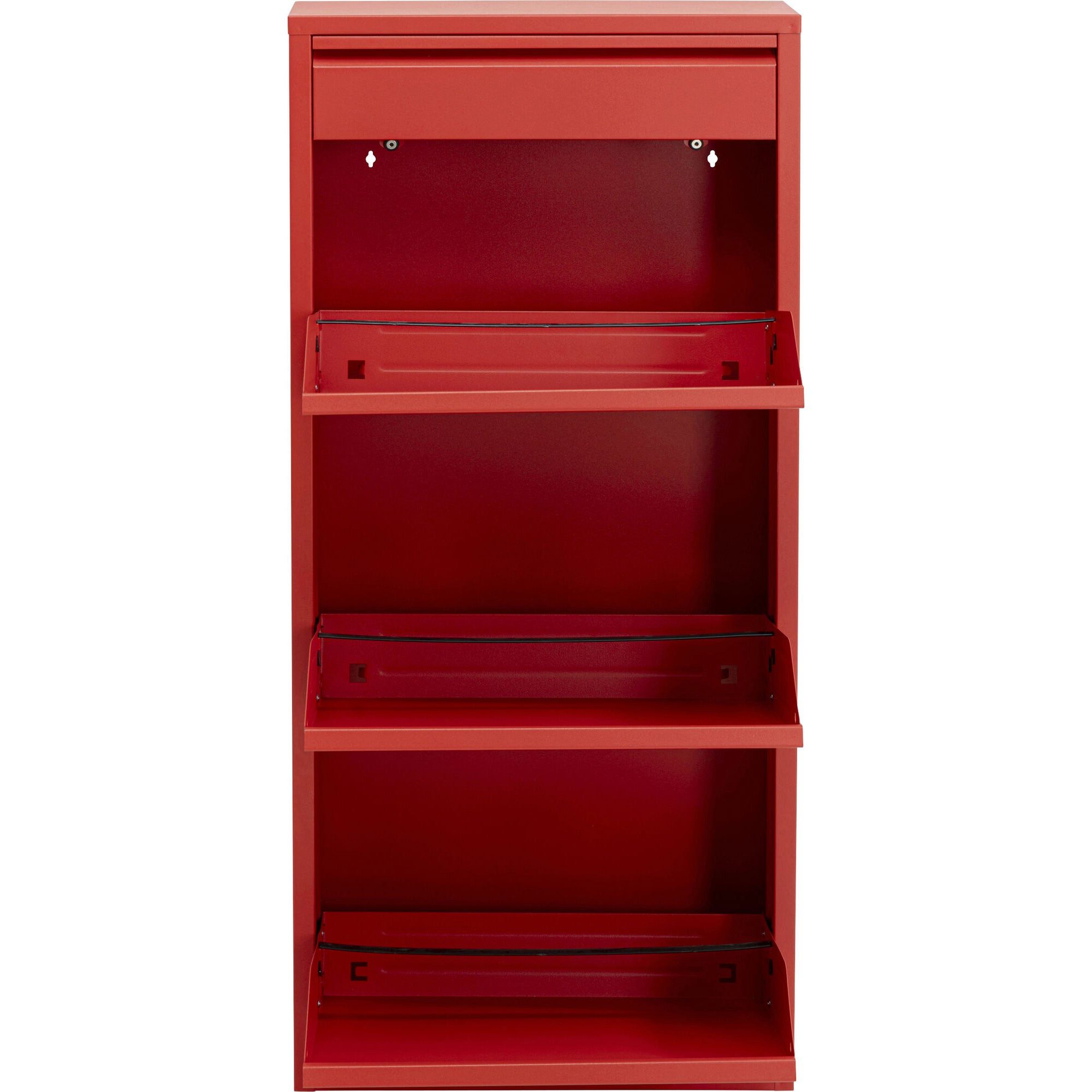 Kare Design Schuhschrank Caruso schmaler Schuhkipper mit 3+1 Klappen