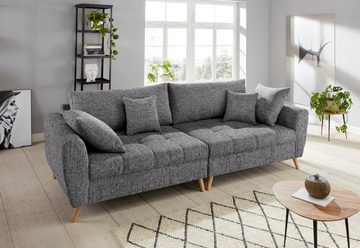 Home affaire Big-Sofa Penelope Luxus, mit besonders hochwertiger Polsterung für bis zu 140 kg pro Sitzfläche