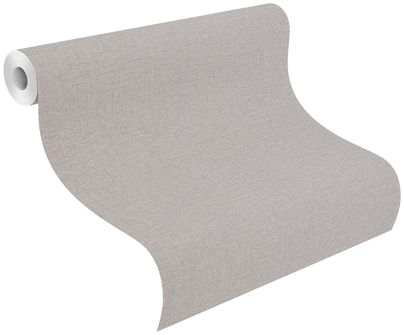 Rasch Vliestapete Andy Wand, strukturiert, Strukturmuster, metallic, uni, ( günstig online kaufen