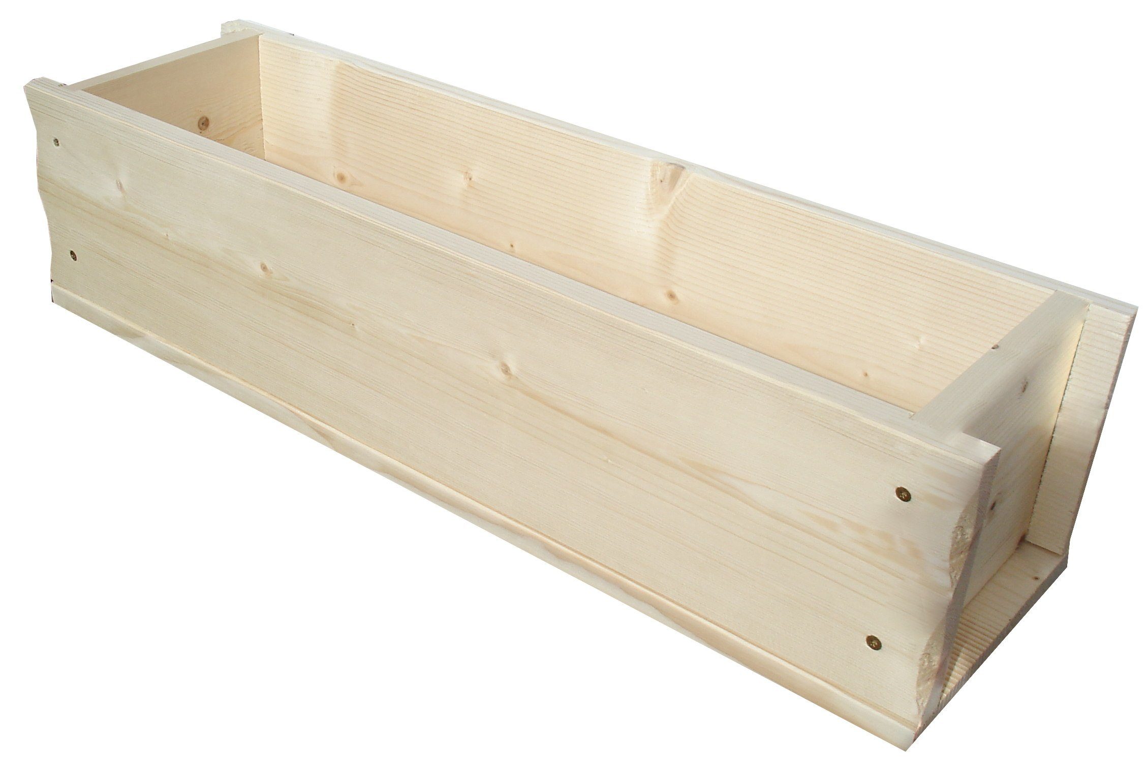 ELMATO Blumenkasten Holz, für aus 65x19x16cm 14850 Elmato Blumenkasten Balkon