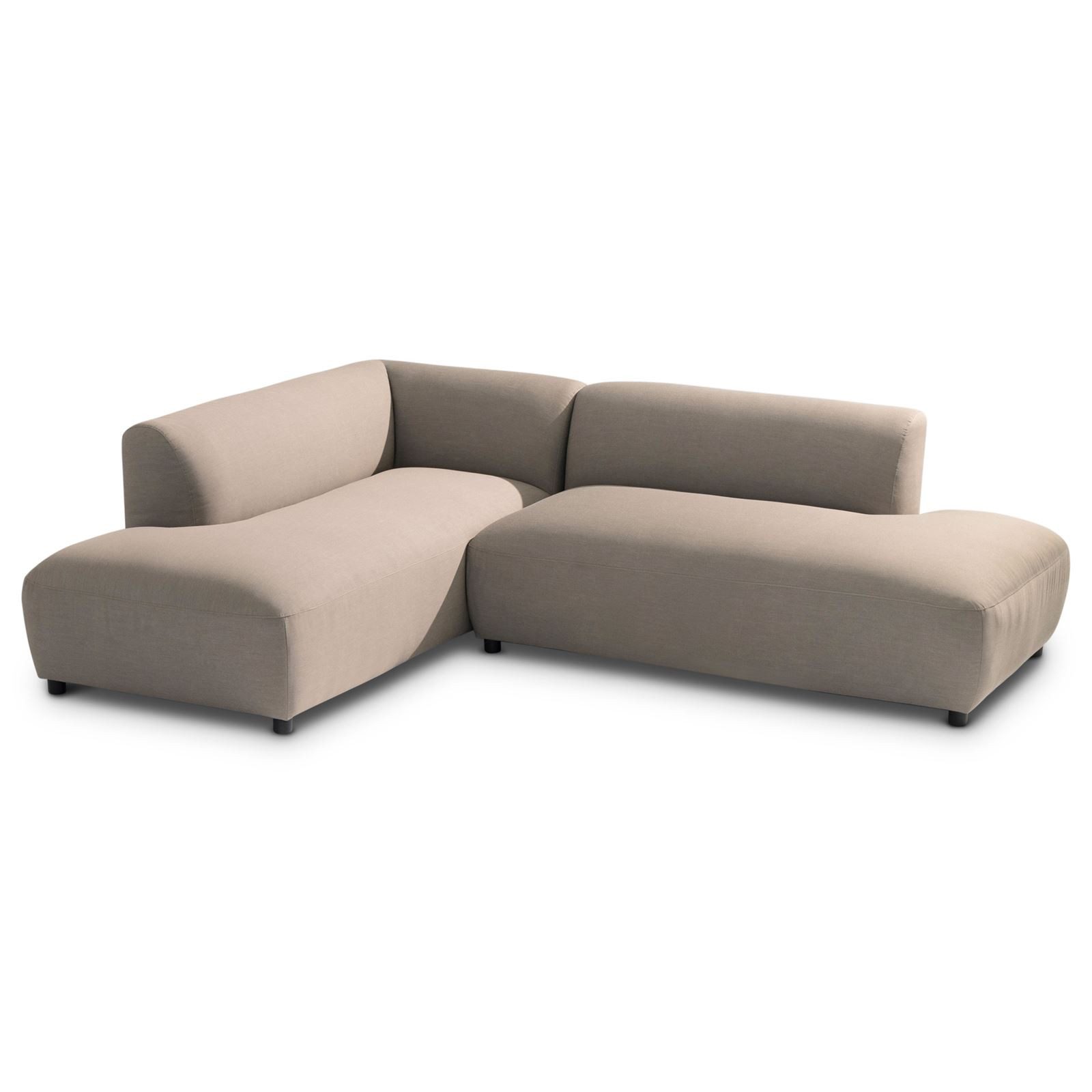 IDIMEX Gartensofa CALABRIA, Modernes Outdoor Sofa gepolstert mit Rückenlehne wasserabweisend beige