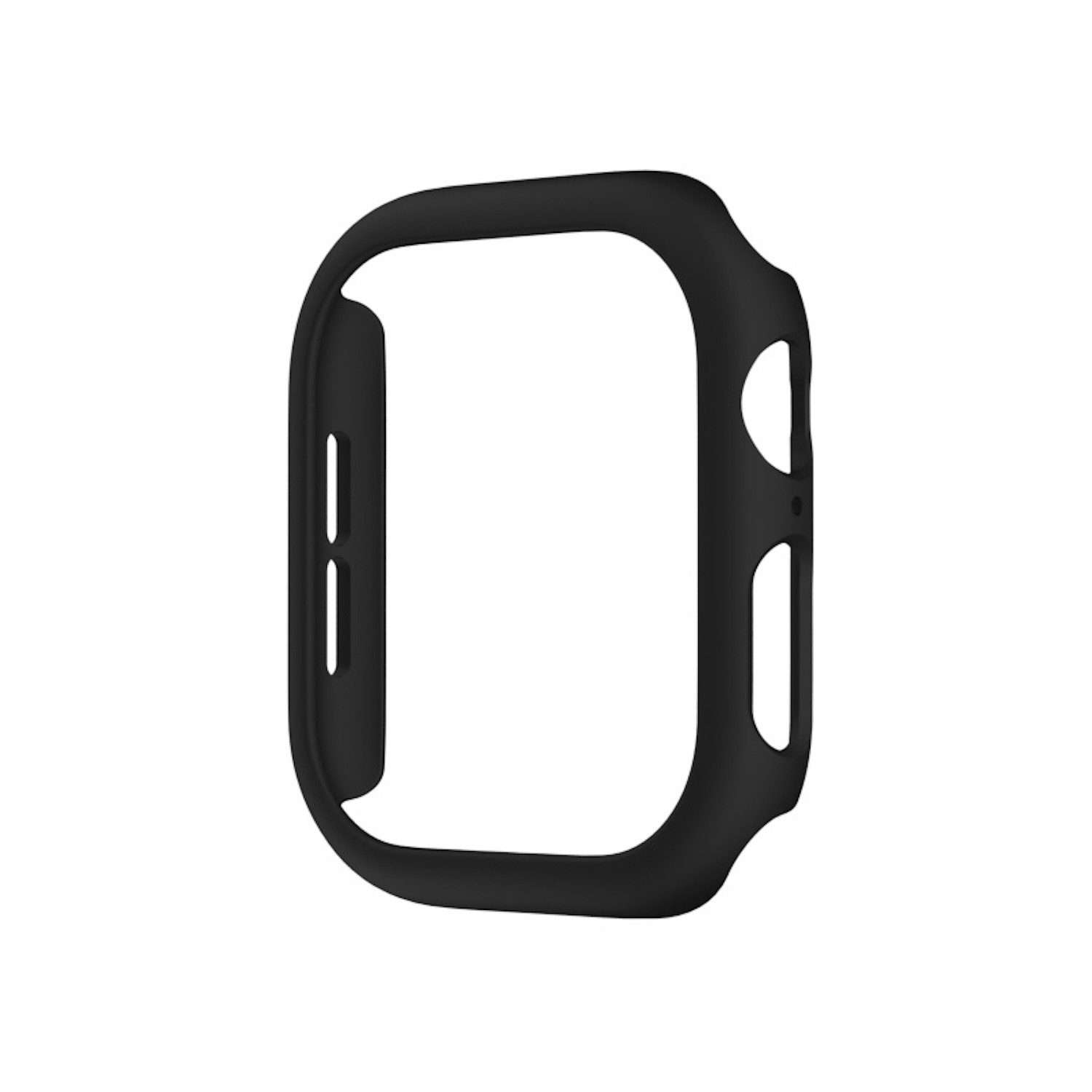 Wigento Smartwatch-Hülle Für Apple Watch Series 11 / 10 42mm Kunststoff Hülle Gehäuse Schwarz, PC-Schutzhülle für optimalen Schutz und einfache Installation