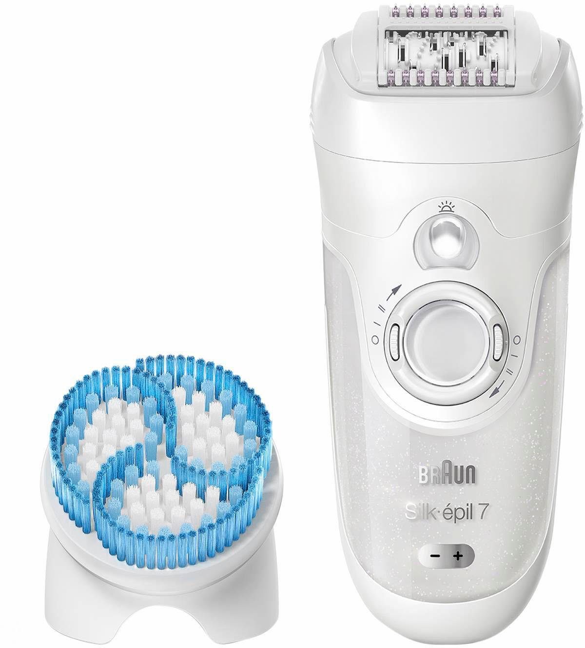 Braun Epilierer Silk-épil 7 SkinSpa 7-921e, Aufsätze: 1 St., kabelloser ...
