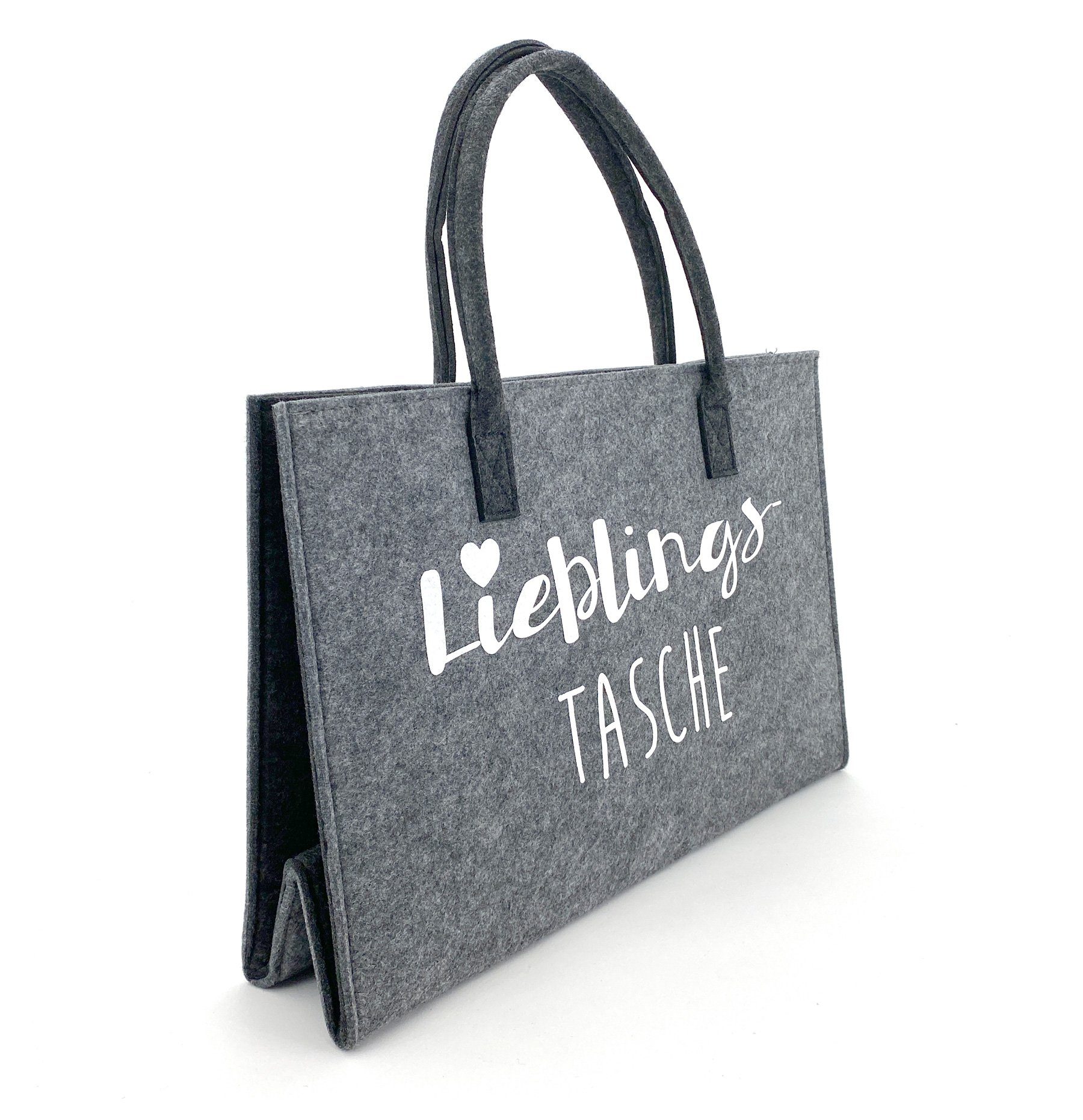 Einkaufsshopper Universal Filztasche Einkaufstasche Filz Shopper, Henkel Tr günstig online kaufen