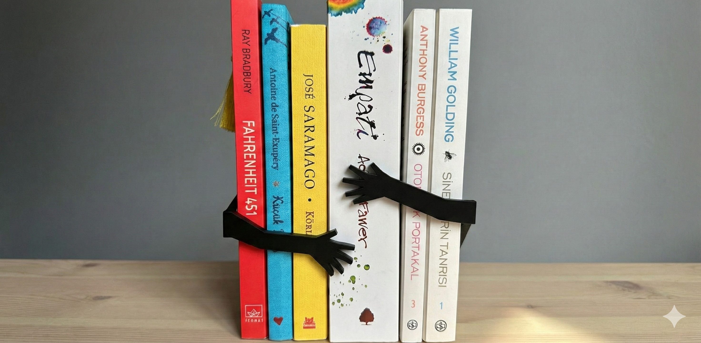 Conceptum Hypnose Buchstütze (set, 1 St., 2er-Set), 100% Biologisch abbaubar Robustes 2er-Set Modernes Design