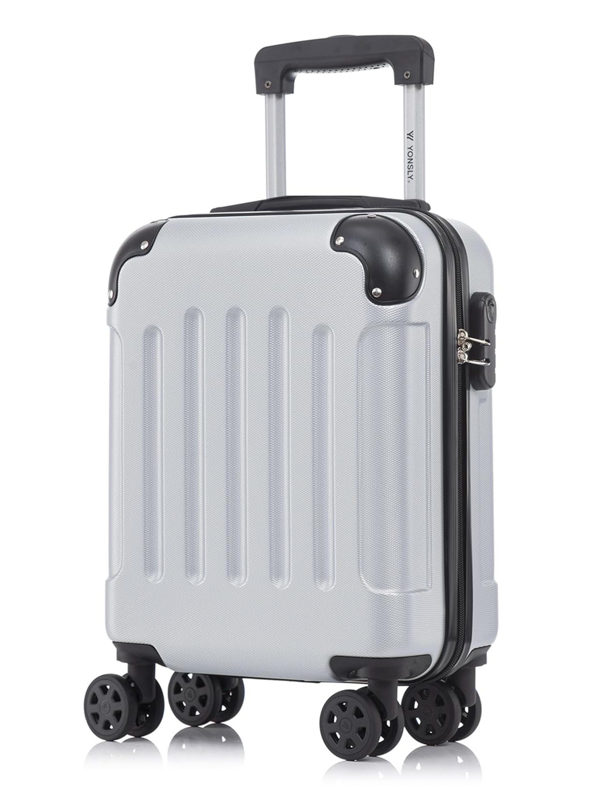 yonsly Hartschalen-Trolley Hartschalen-Koffer Trolley 360° Rollen, robuster günstig online kaufen