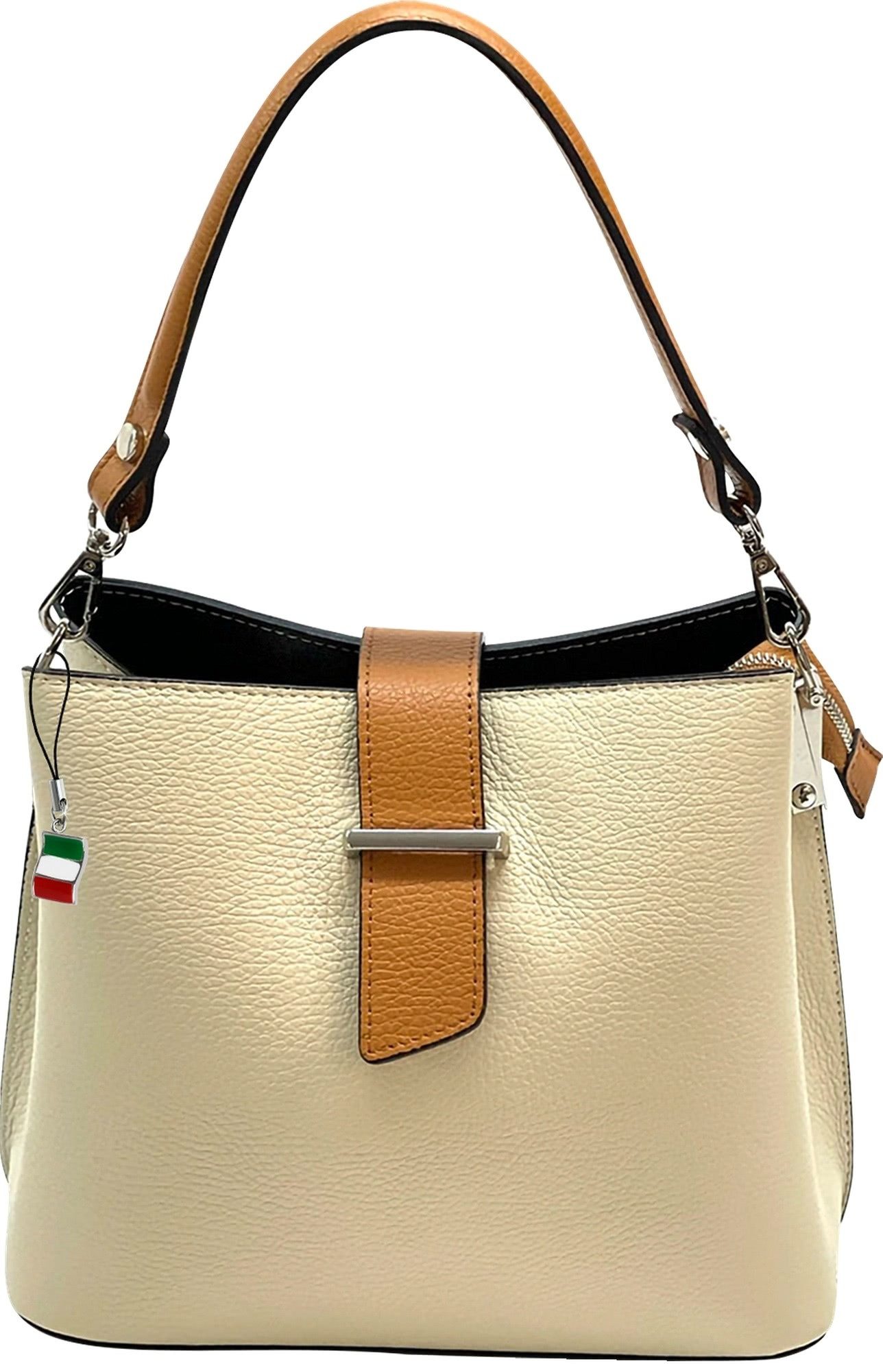 Schultertasche Florence Damen Umhängetasche Leder Tasche