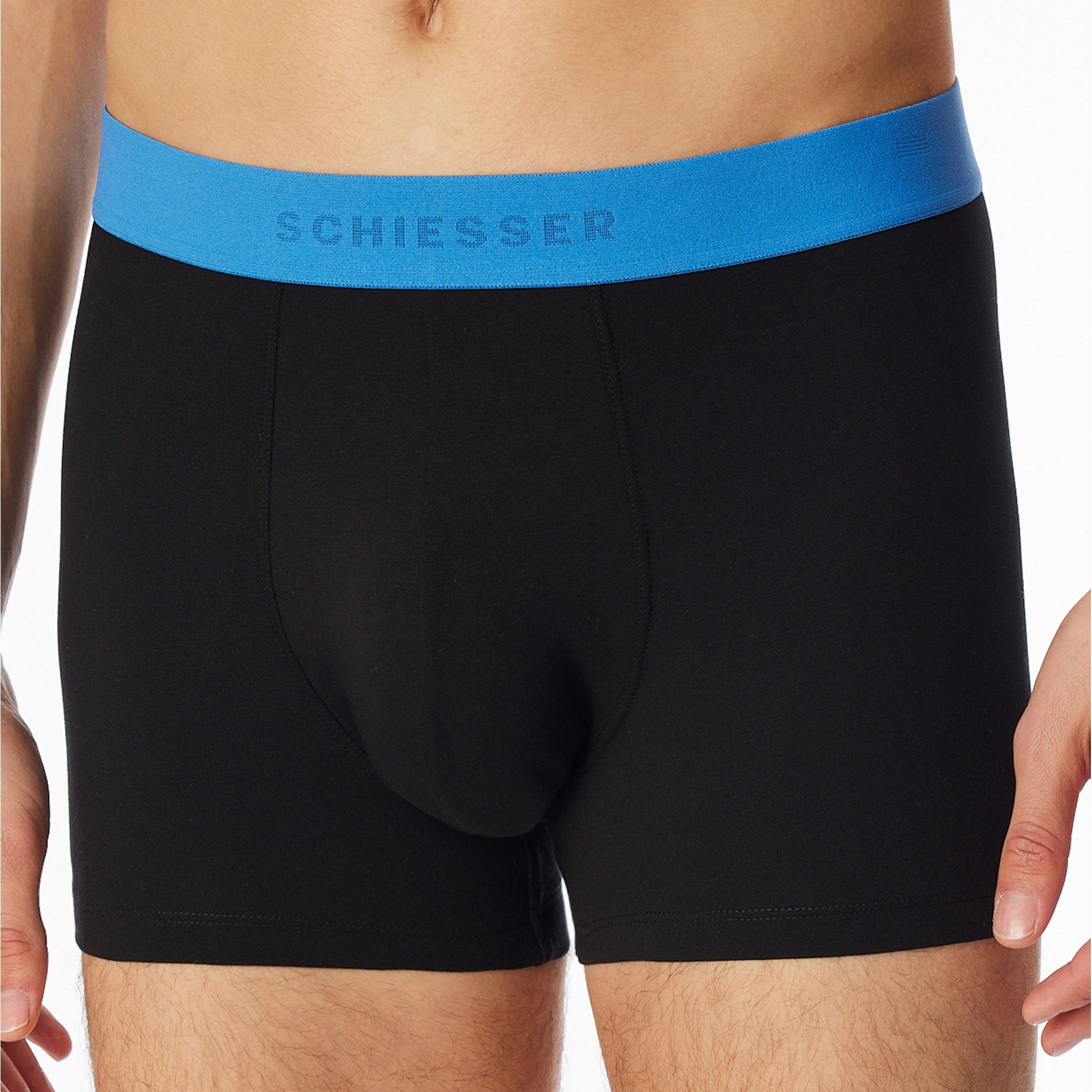 Schiesser Boxershorts ""95/5"", (5er Pack), farblich abgesetzter, sportlich günstig online kaufen
