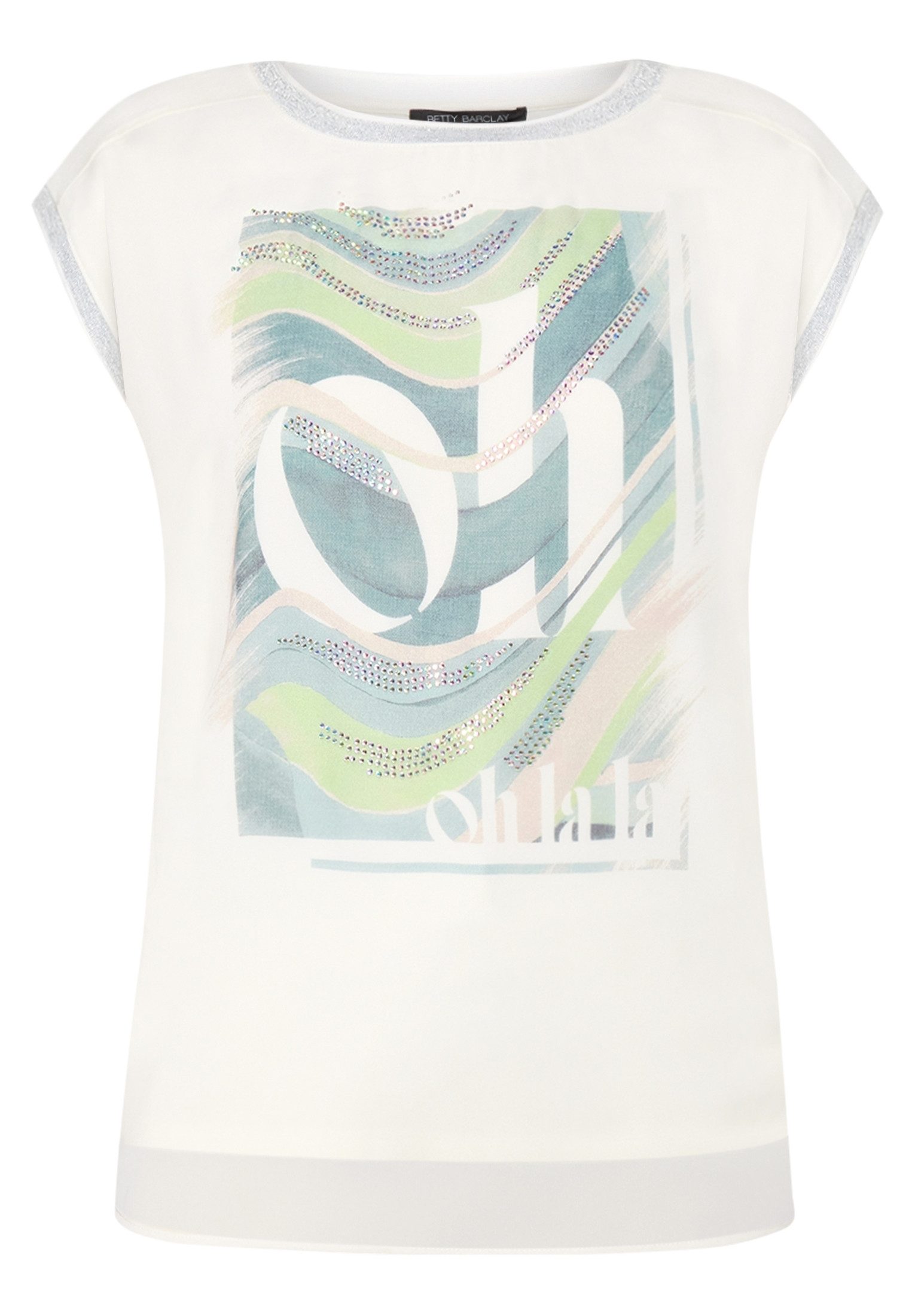 Kurzarmshirt Damen mit Aufdruck