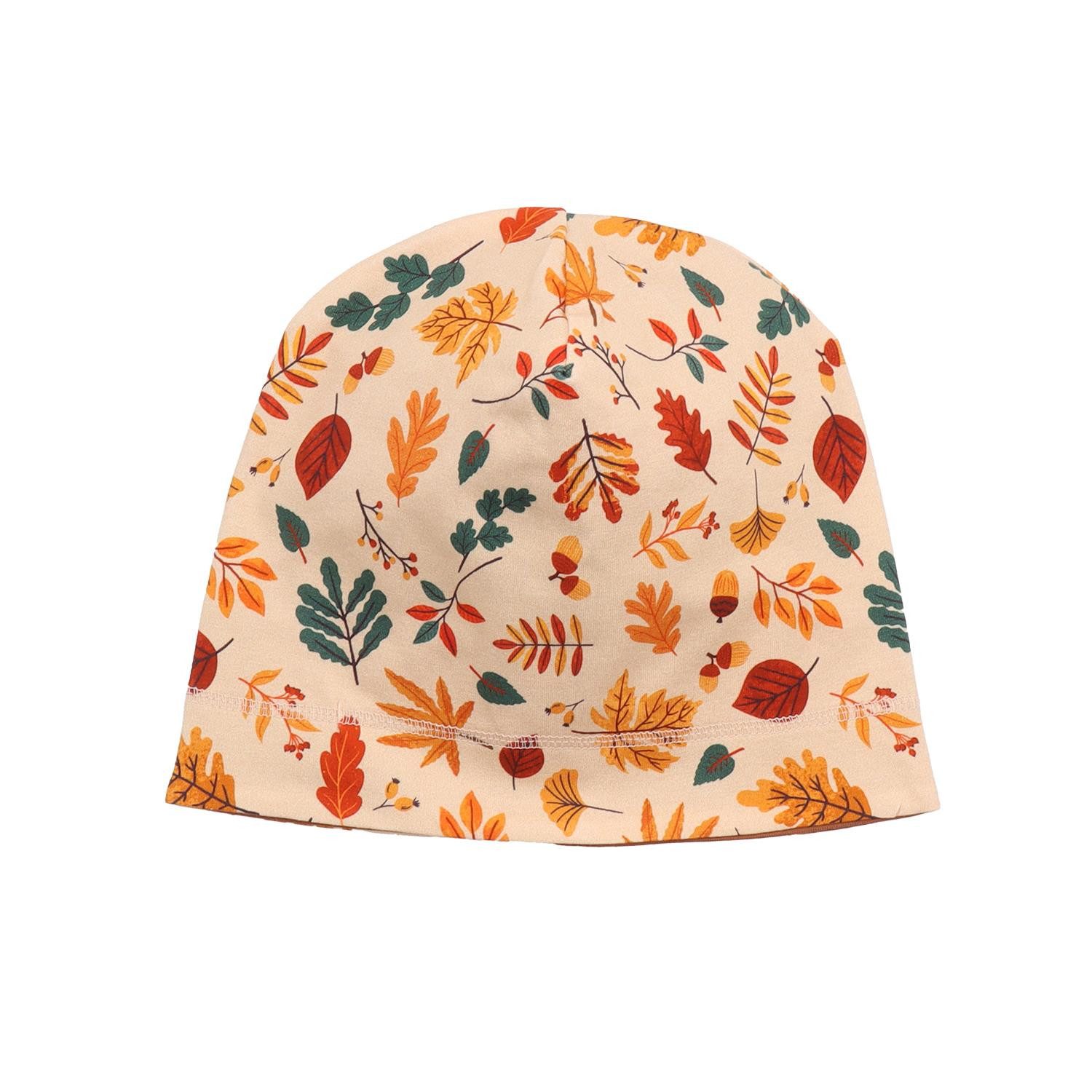 Walkiddy Jerseymütze Walkiddy mit Hebstmotiv aus Bio Baumwolle