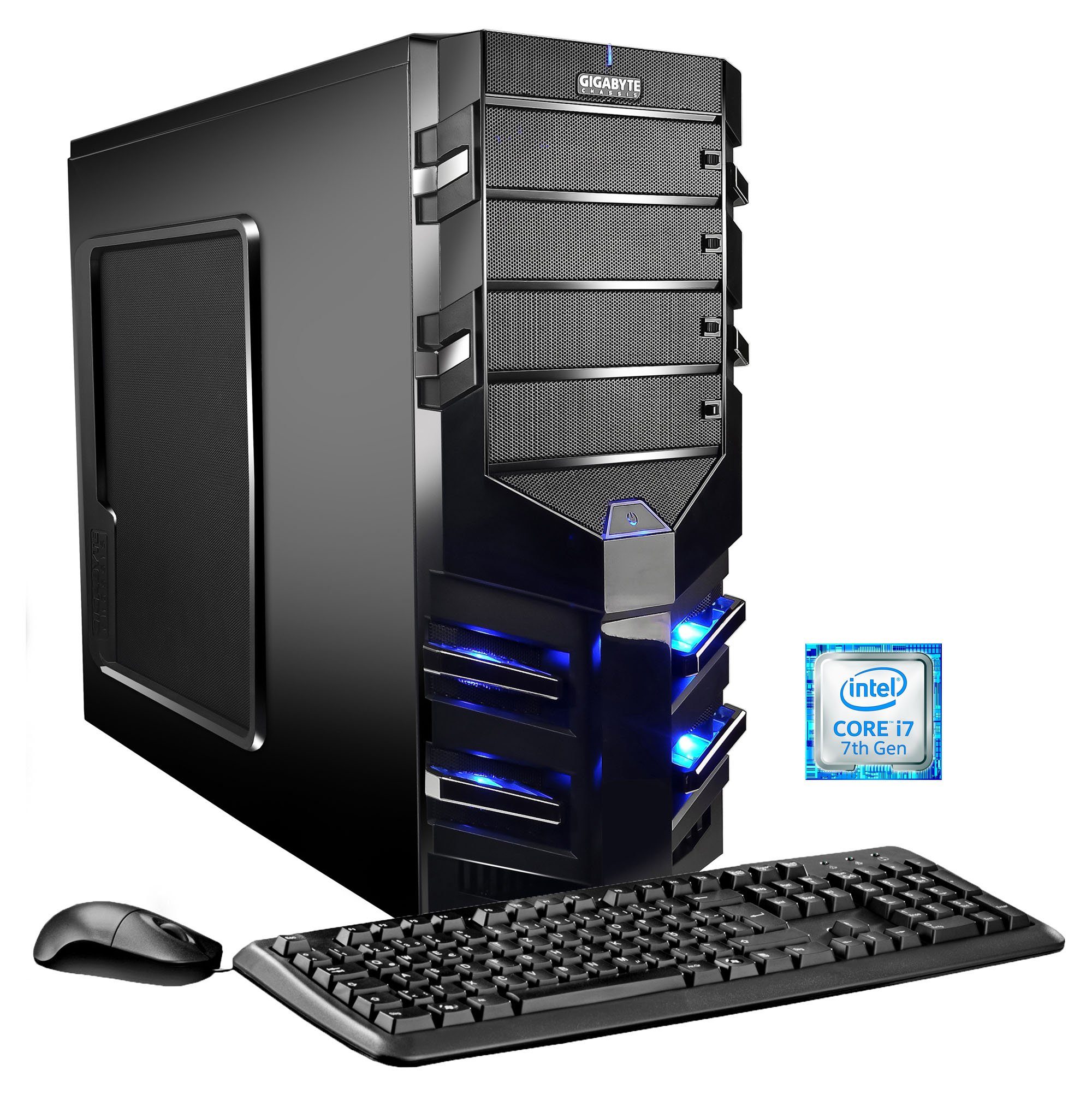 Hyrican Gaming PC Intel® i7-7700 16GB 1TB 240GB SSD ...
