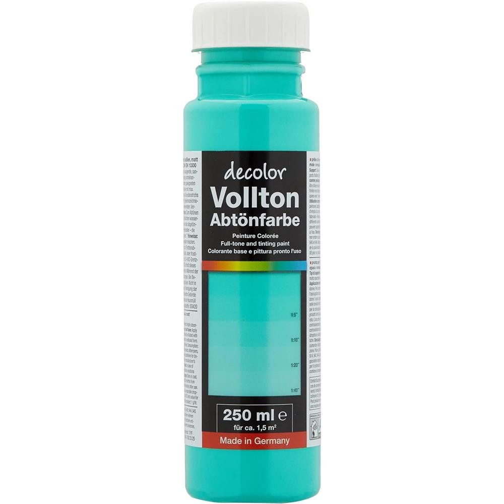 PUFAS Vollton- und Abtönfarbe decolor Abtönfarbe, Mint 250 ml