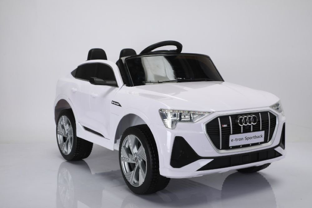 ES-Toys Elektro-Kinderauto Elektroauto Audi E-Tron, Belastbarkeit 30 kg, Sportback, Stoßdämpfer, Fernbedienung
