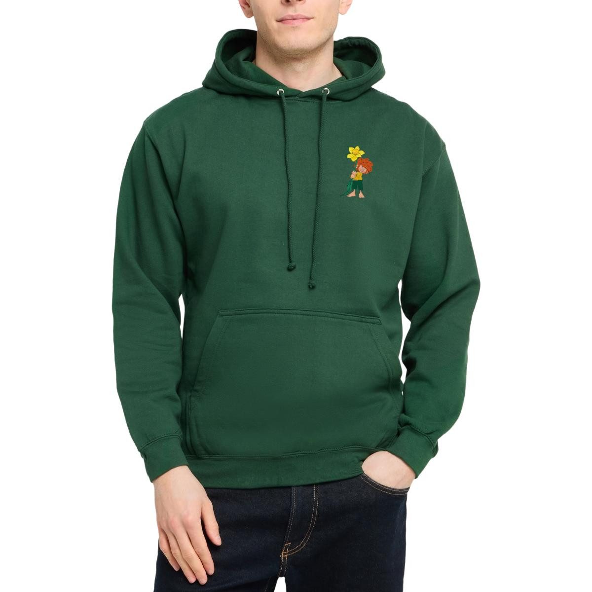Spreadshirt Hoodie Pumuckl Design Mit Gelber Blume Unisex Hoodie (1-tlg)