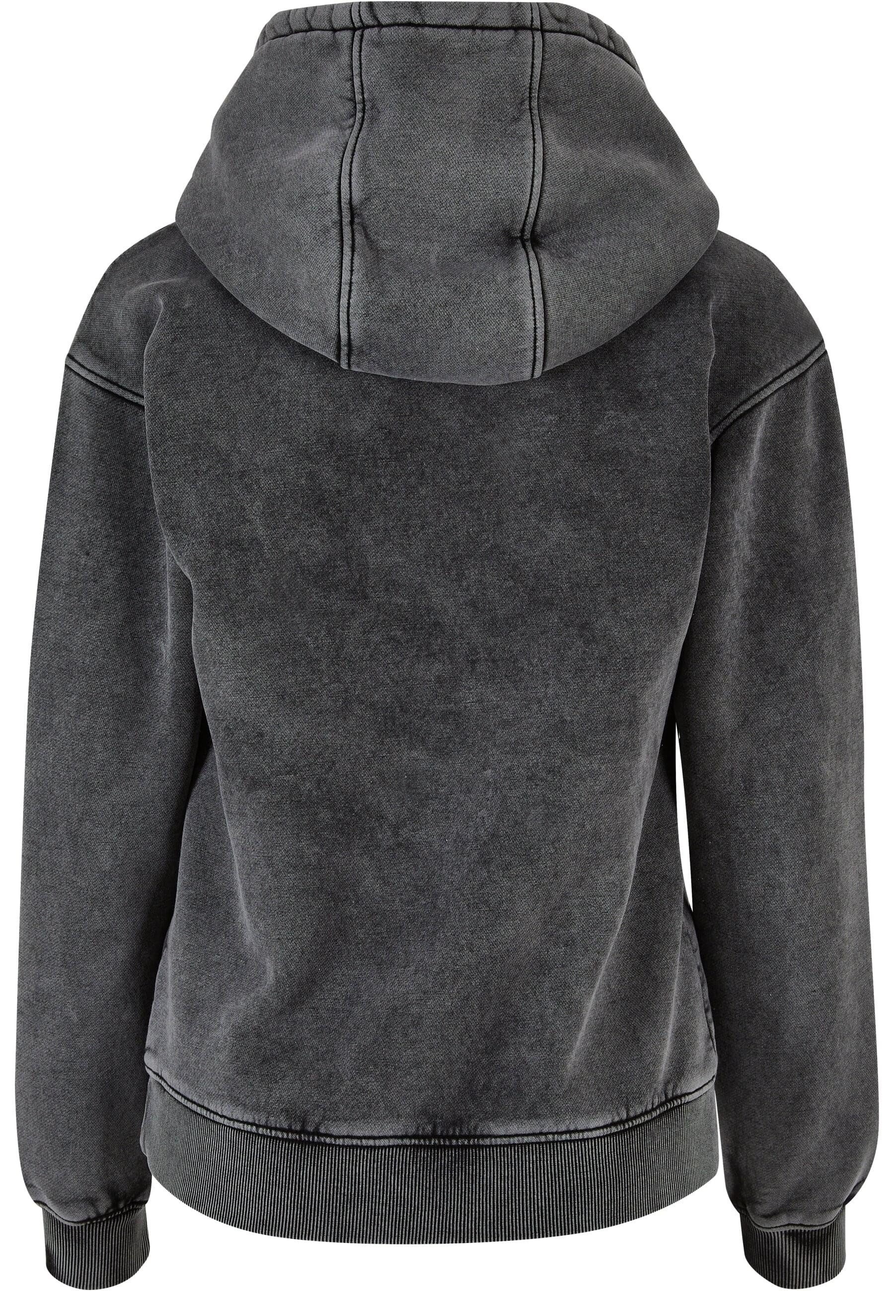 URBAN CLASSICS Kapuzenpullover Urban Classics Damen Ladies Stone Washed Hoo günstig online kaufen