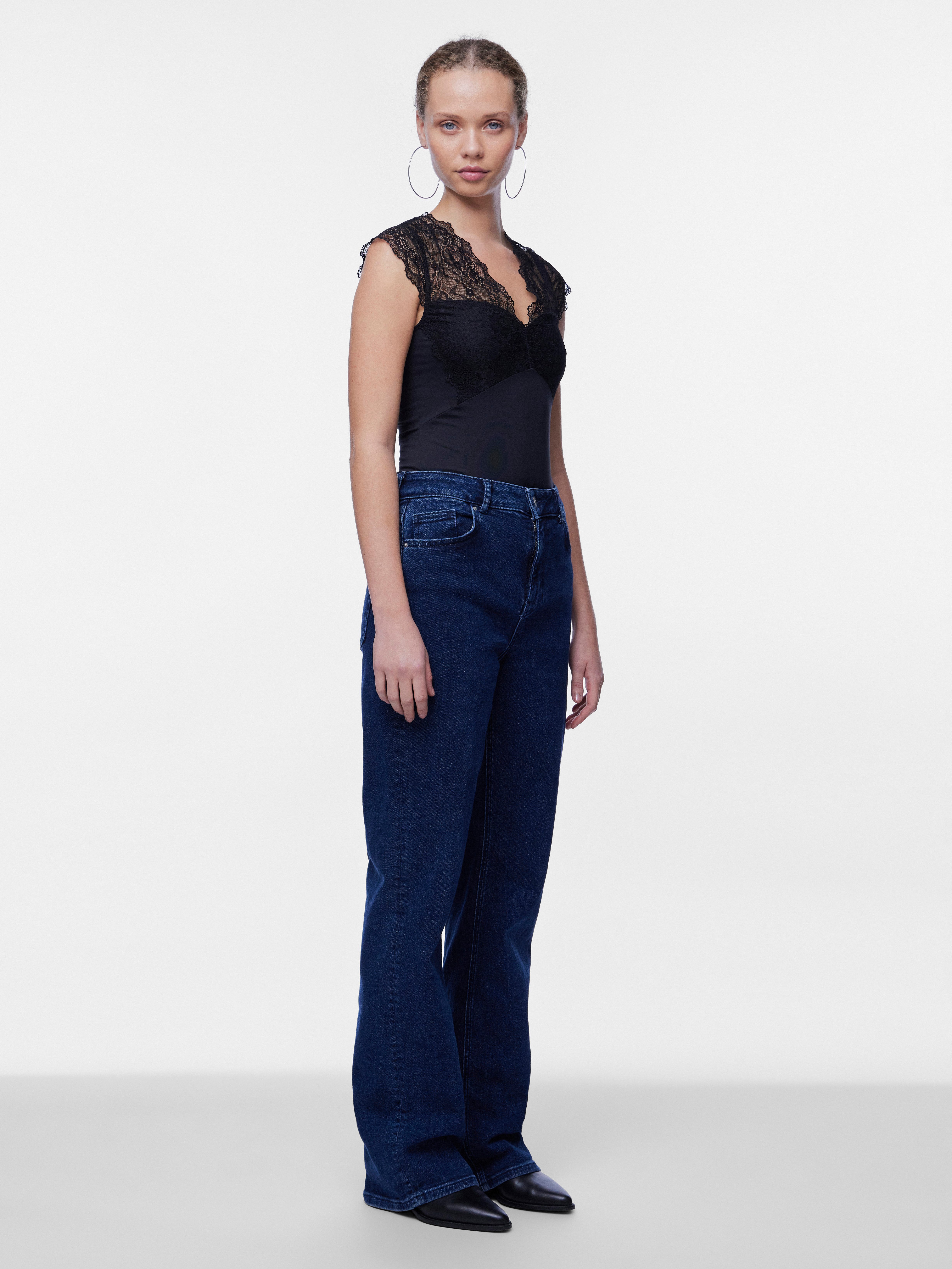 pieces Body PCTATIANNA SS BODYSTOCKING NOOS