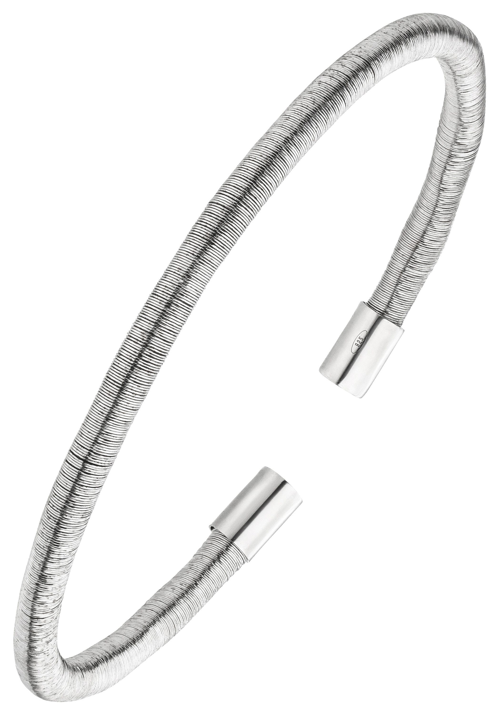 JOBO Armspange offener Armreif, 925 Silber 17 cm
