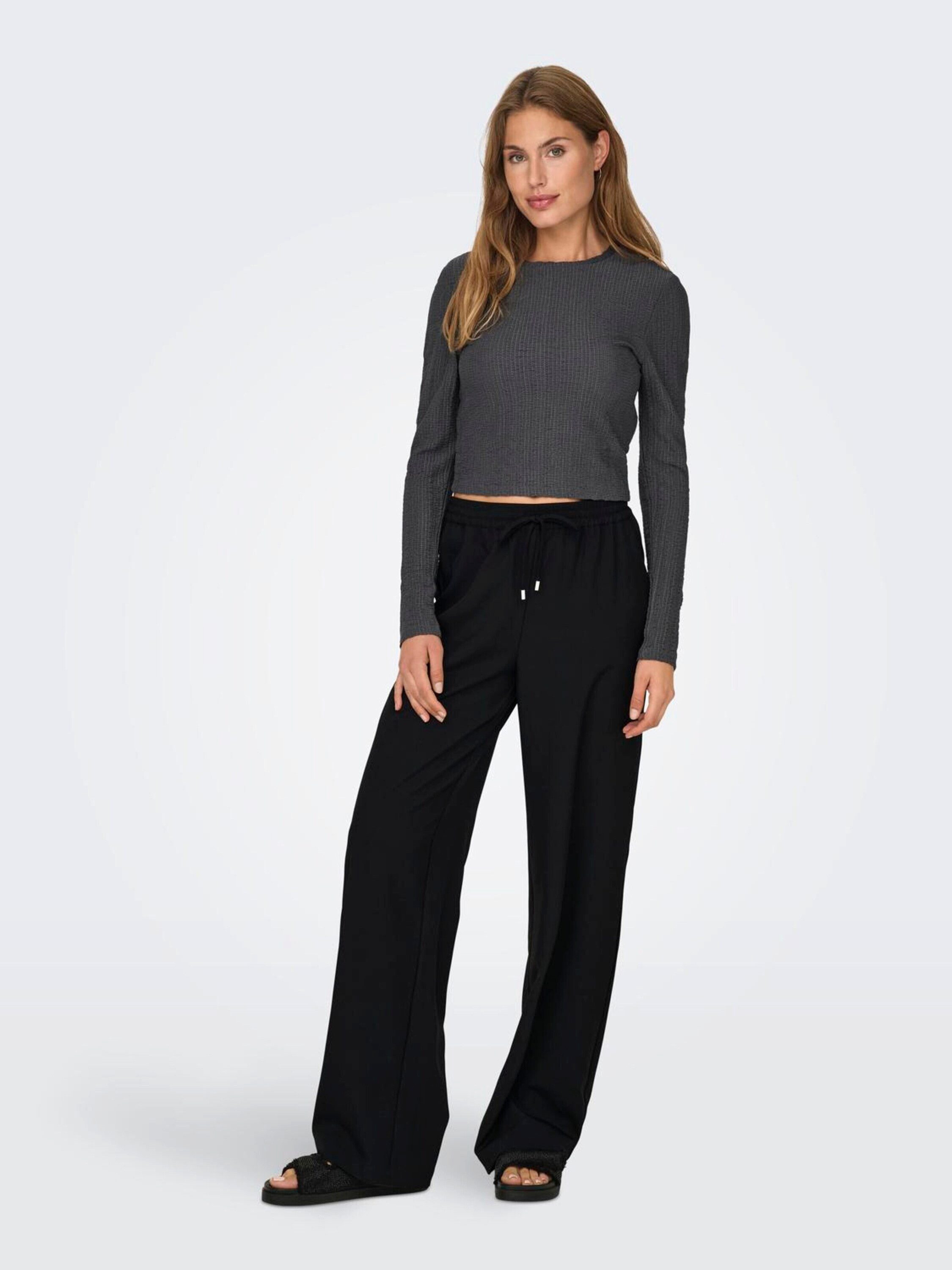 ONLY Stoffhose ONLGINNY (1-tlg) Plain/ohne Details