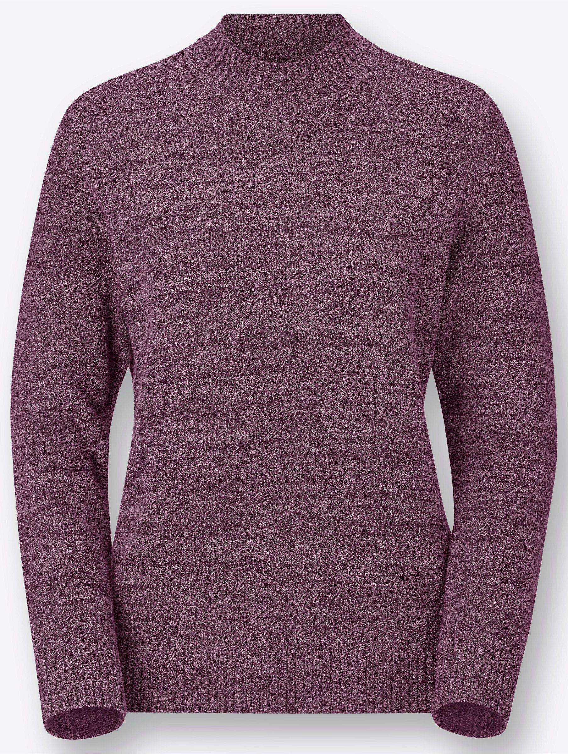 Strickpullover Pullover Langarm Bouclé