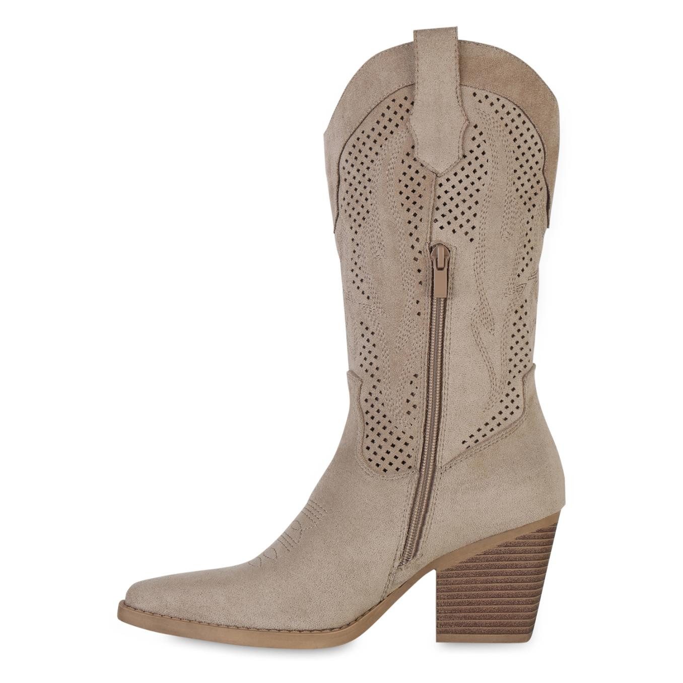 VAN HILL 841524 Cowboystiefel Schuhe günstig online kaufen