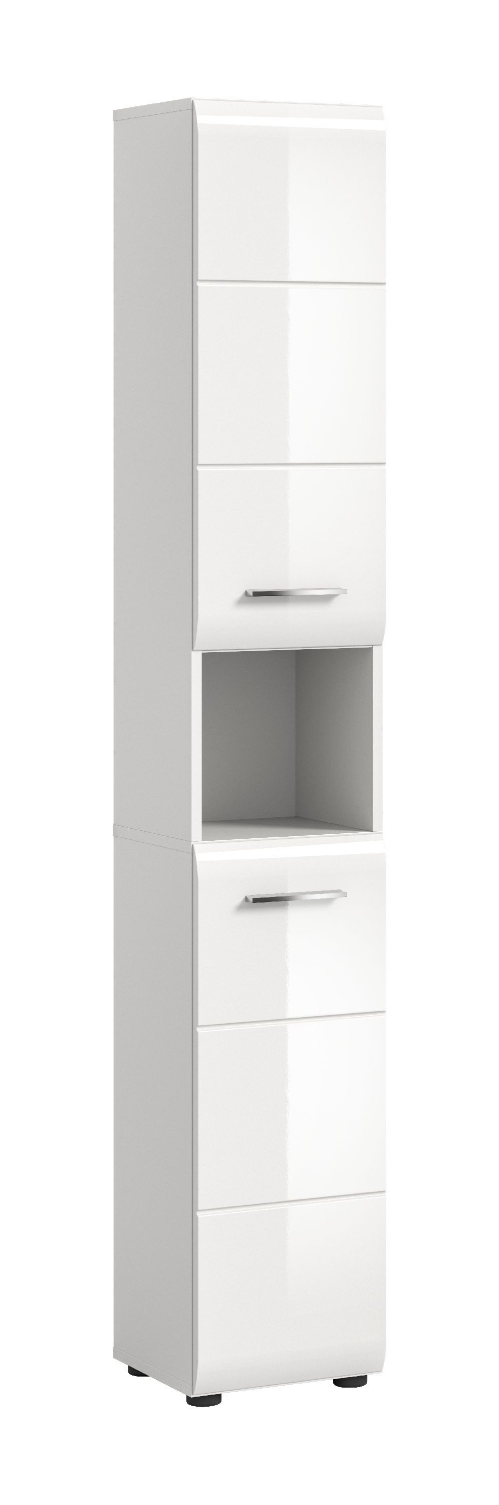 xonox.home Hochschrank weiß Nachbildung Melamin beschichtet modern 30x185x3 günstig online kaufen