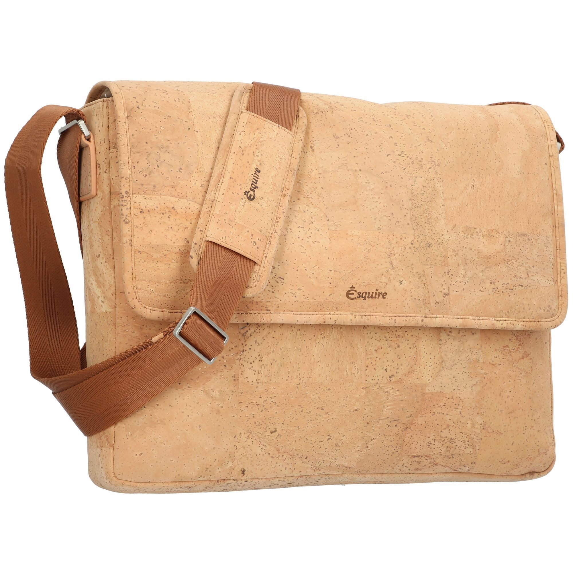 Esquire Messenger Bag Kork, Kork