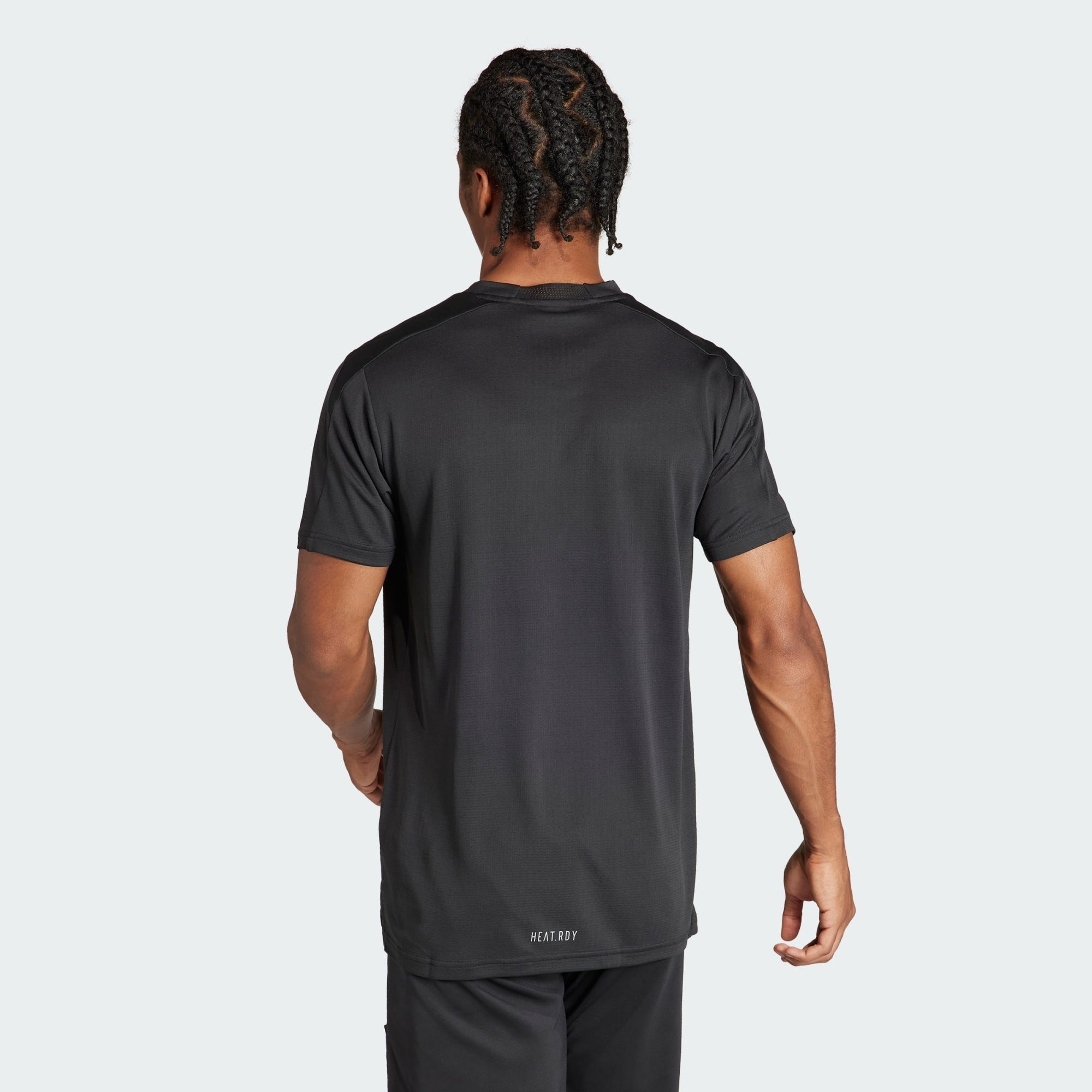 DESIGNED Black TEE adidas WORKOUT FOR TRAINING Performance HEAT.RDY Funktionsshirt HIIT