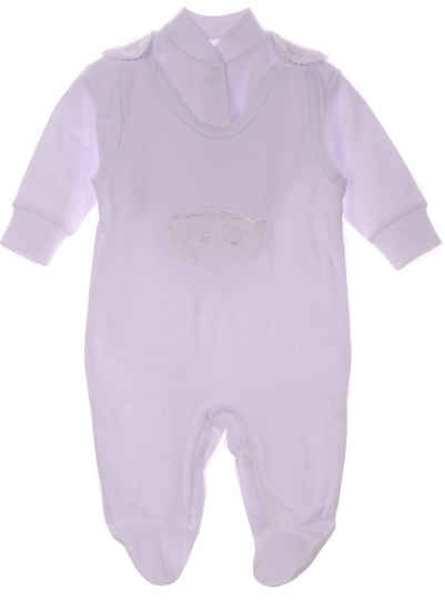 La Bortini Strampler Baby Anzug in Weiß Strampler Hemdchen Set 50 56 62 68 74 80