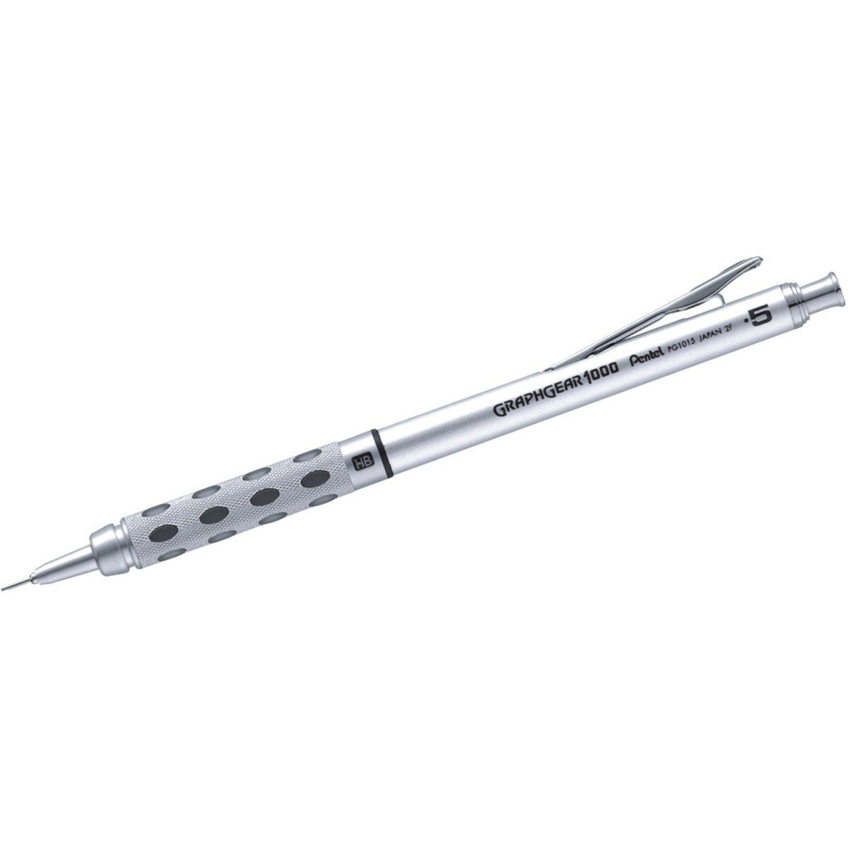 PENTEL Bleistift Druckbleistift Graphgear 1000 0,5mm silber/schwarz