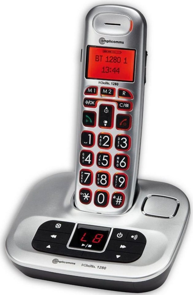 amplicomms Großtastentelefon »BigTel 1280«