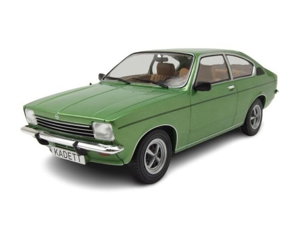 MCG Modellauto Opel Kadett C Coupe 1975 grün, Maßstab 1:18