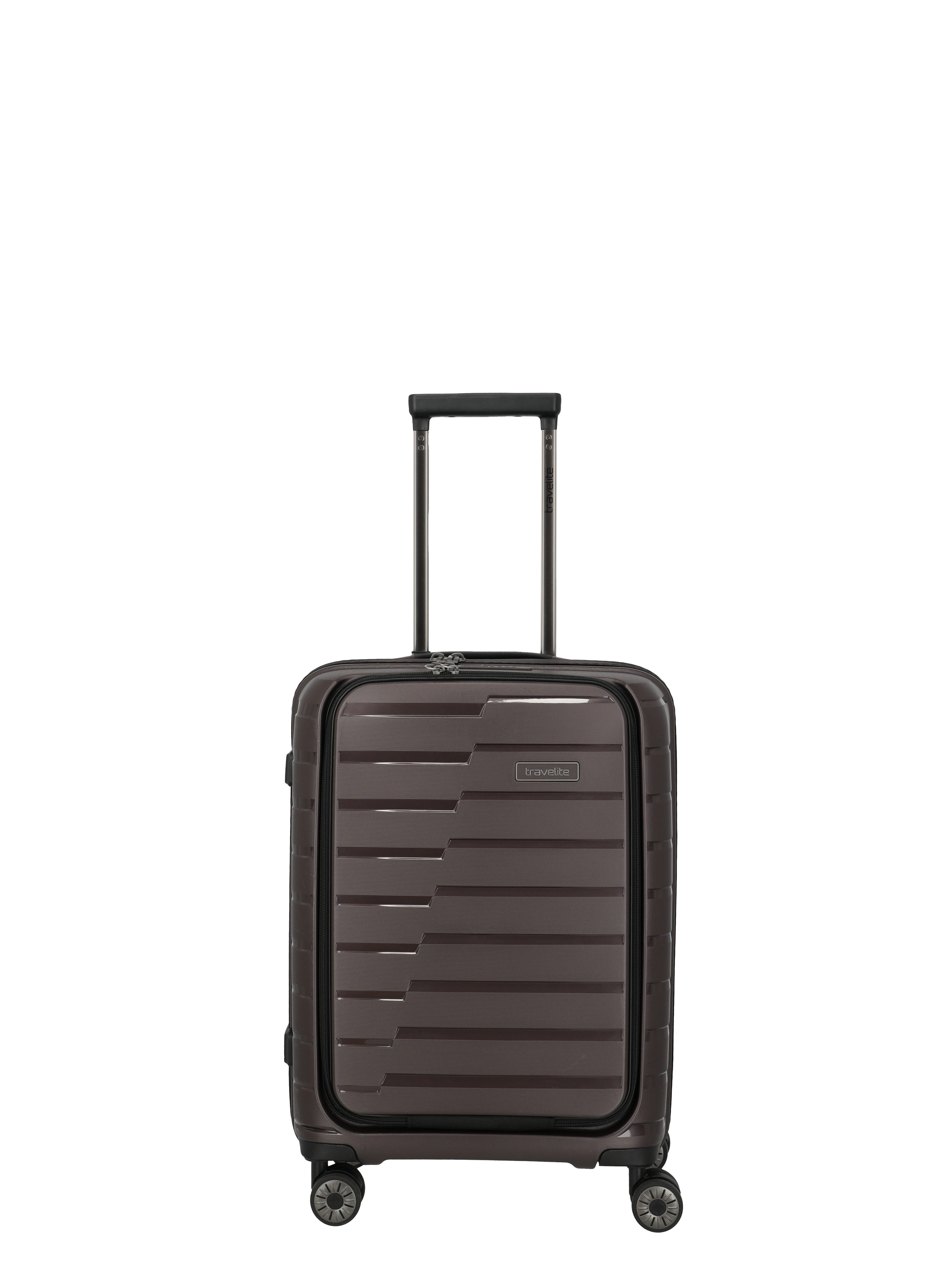 travelite Trolley AIR BASE Reisekoffer Hartschale, 4 Rollen, kratzresistenter Oberfläche und cleverer Innenaufteilung
