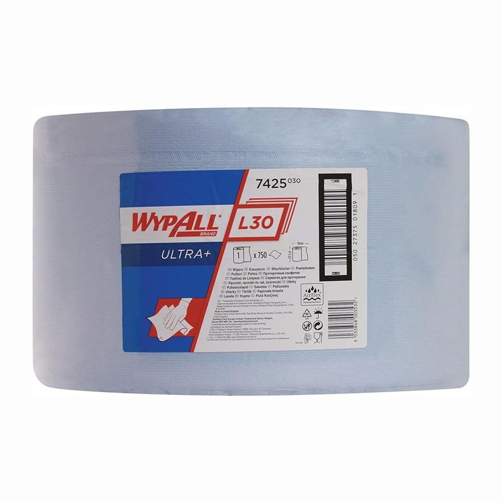 KIMBERLY-CLARK Scheibenwischblätter Kimberly-Clark Putztuch WypAll L30 ULTRA 7425 L380xB235ca. mm - 7...