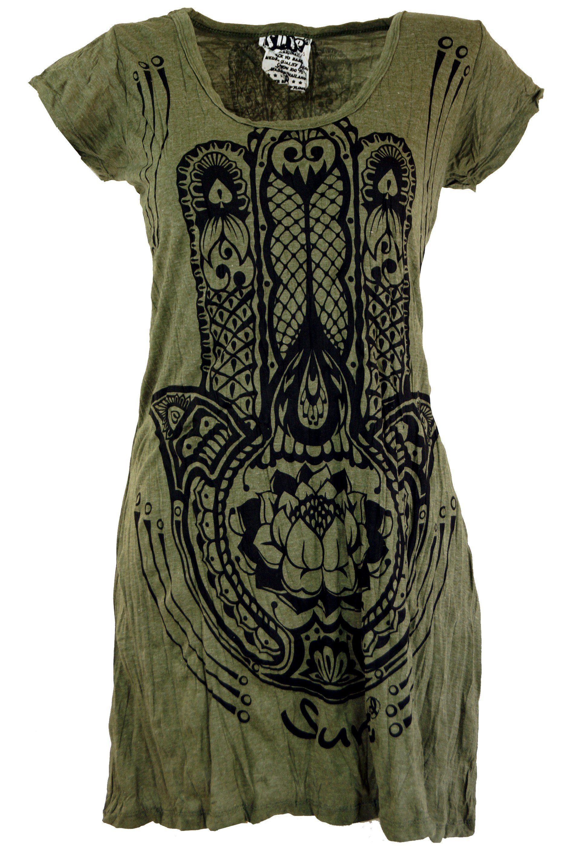 Guru-Shop T-Shirt Sure Long Shirt, Minikleid günstig online kaufen