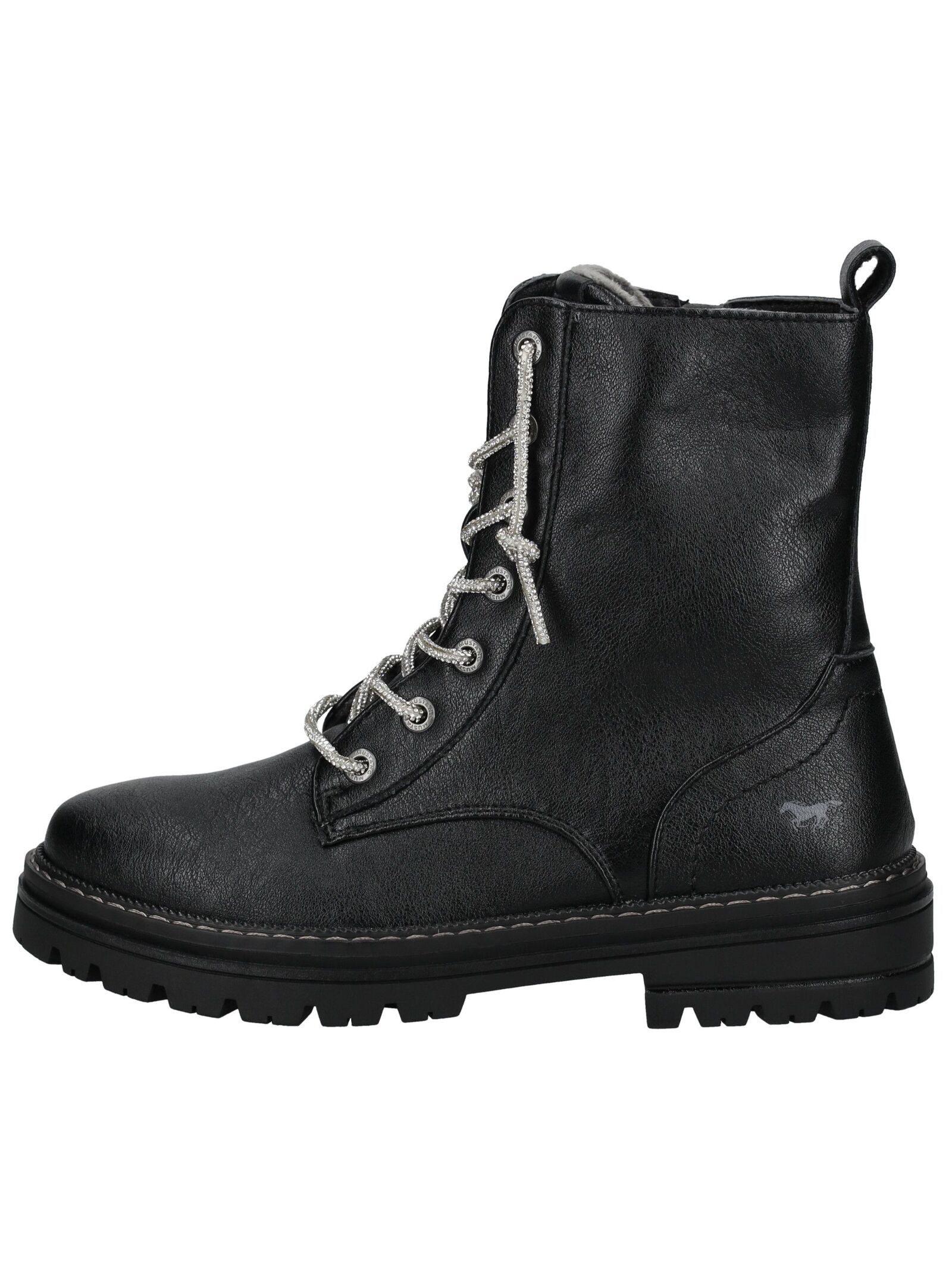 Mustang Shoes Mustang Shoes Stiefelette Lederimitat Schnürstiefelette günstig online kaufen