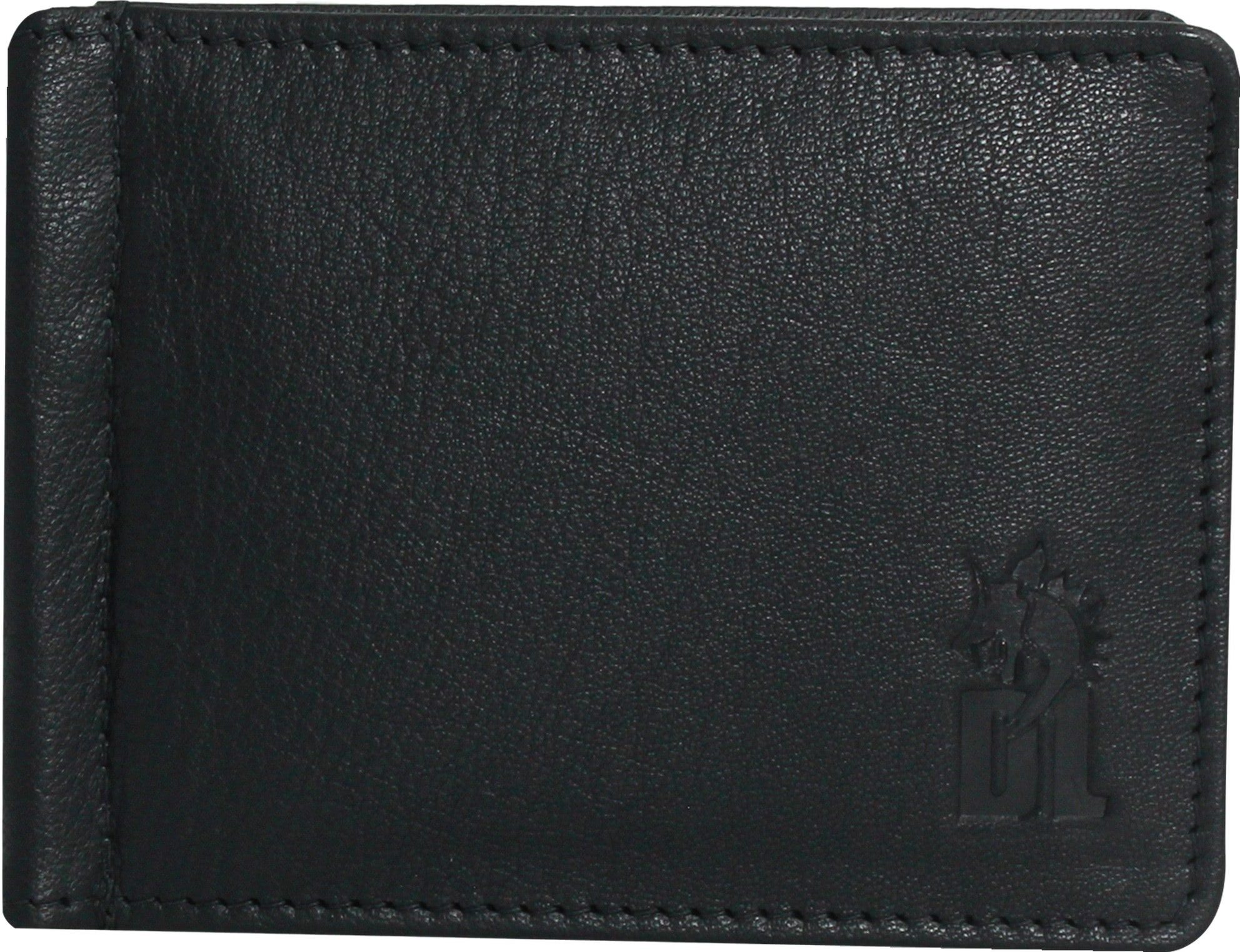 DrachenLeder Geldbörse DrachenLeder Herren Geldbörse schwarz (Portemonnaie, Portemonnaie), Herren Portemonnaie Echtes Leder schwarz, Serie Bastian