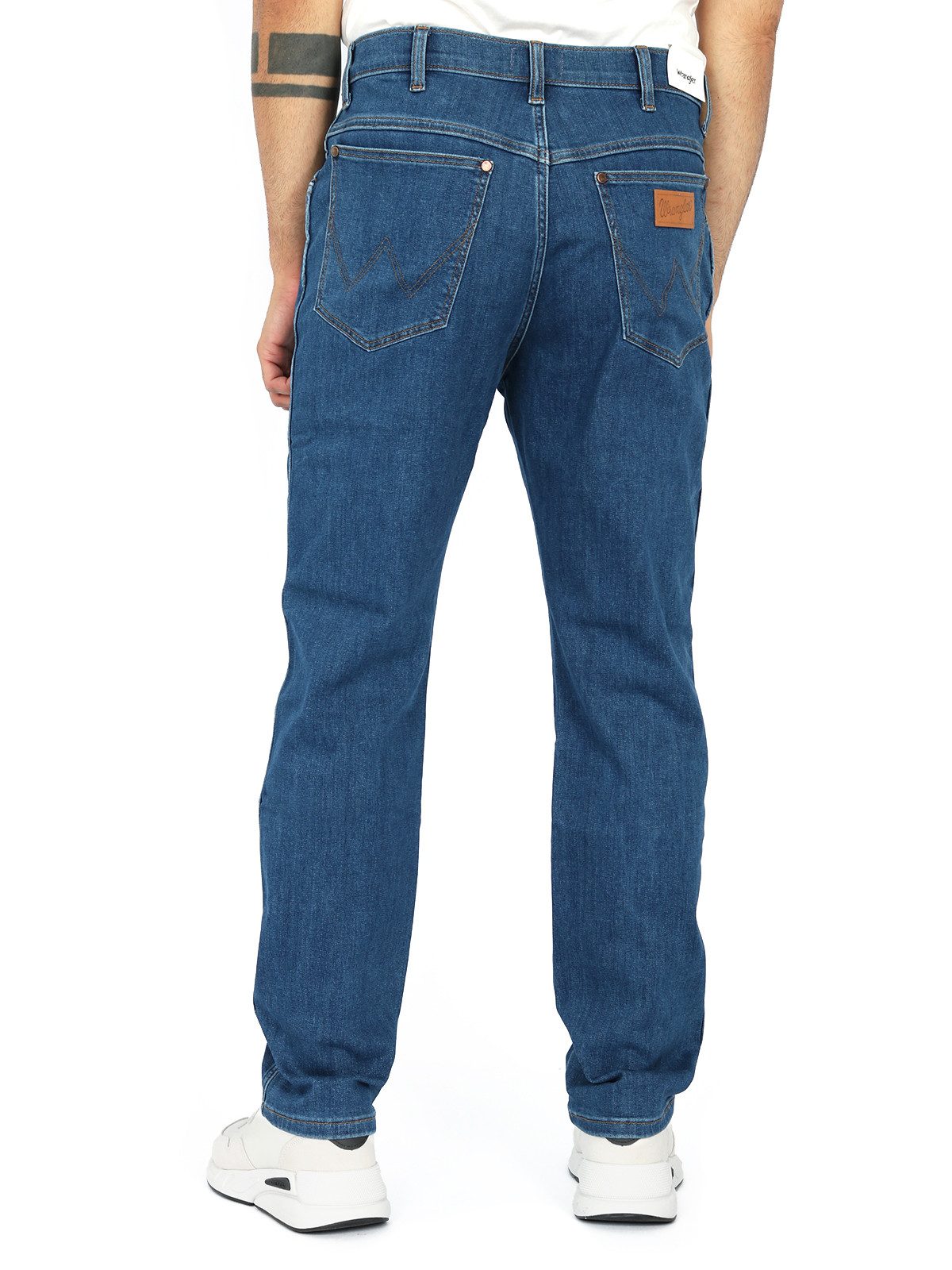Wrangler Tapered-fit-Jeans Regular Fit - Leicht & Supersoft - River Coldwat günstig online kaufen