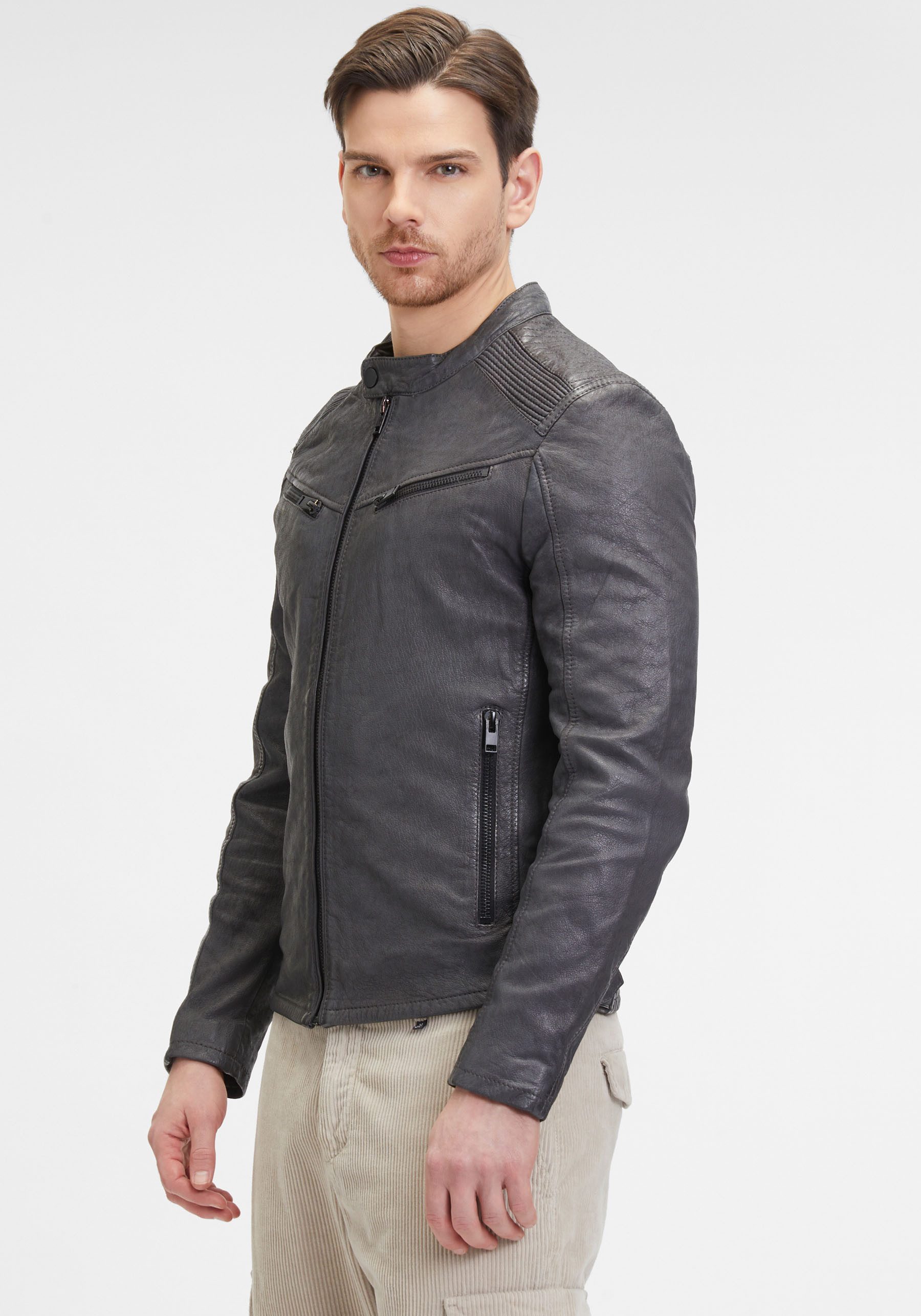 Mauritius Lederjacke G2MNeiko SF mit Reißverschluss, günstig online kaufen