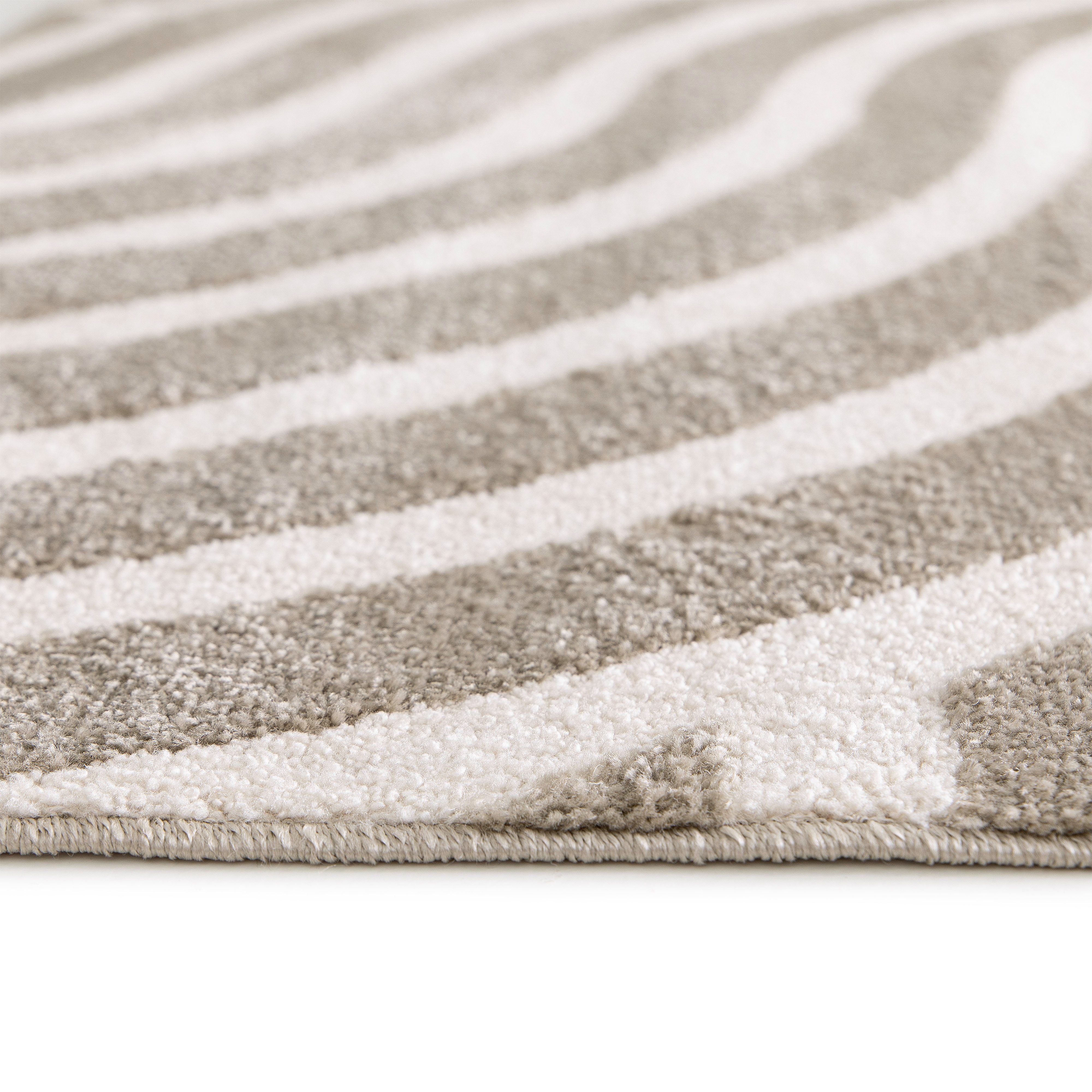 OTTO home Teppich Rubi, Supersoft, 3D- Design, weiche Haptik, rechteckig, Höhe: 9 mm, softer Kurzflor, pflegeleicht, Wohnzimmer, Esszimmer, Schlafzimmer