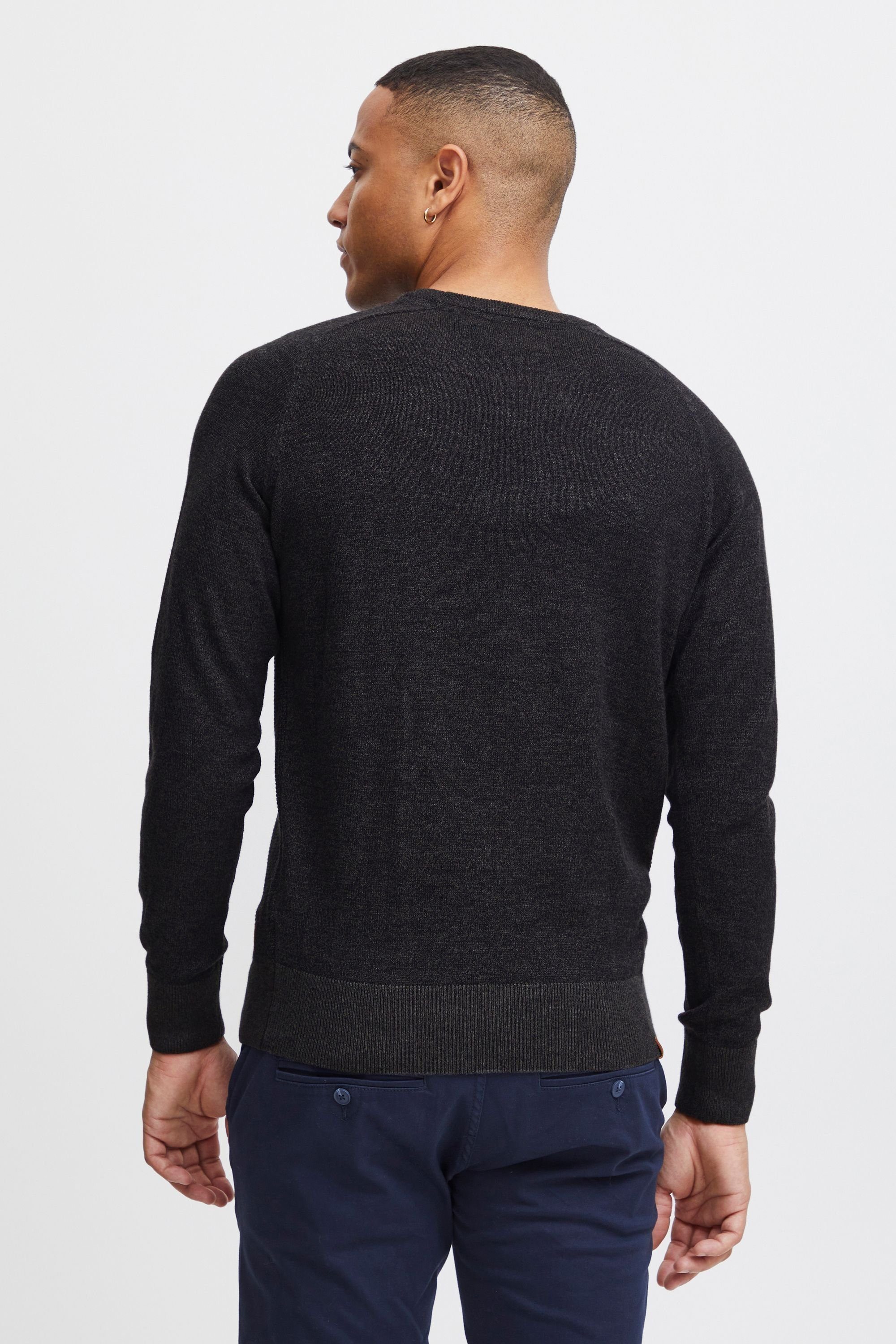 Blend Rundhalspullover BHGandolf Strickpullover mit farblich abgesetzten Akzenten