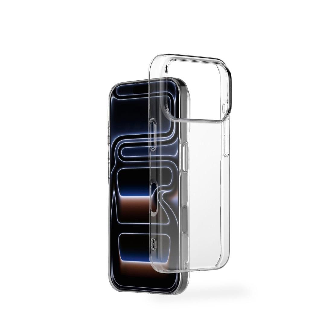 Hama Smartphone-Hülle Handyhülle für Apple iPhone 17 Pro, transparent, ultradünn, Anti-Vergilbung, erhöhte Kanten für mehr Schutz