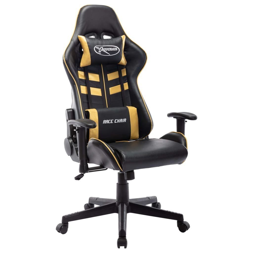 vidaXL Gaming-Stuhl Gaming-Stuhl Schwarz und Golden Kunstleder (1 St) Schwarz und Golden | Schwarz und Golden